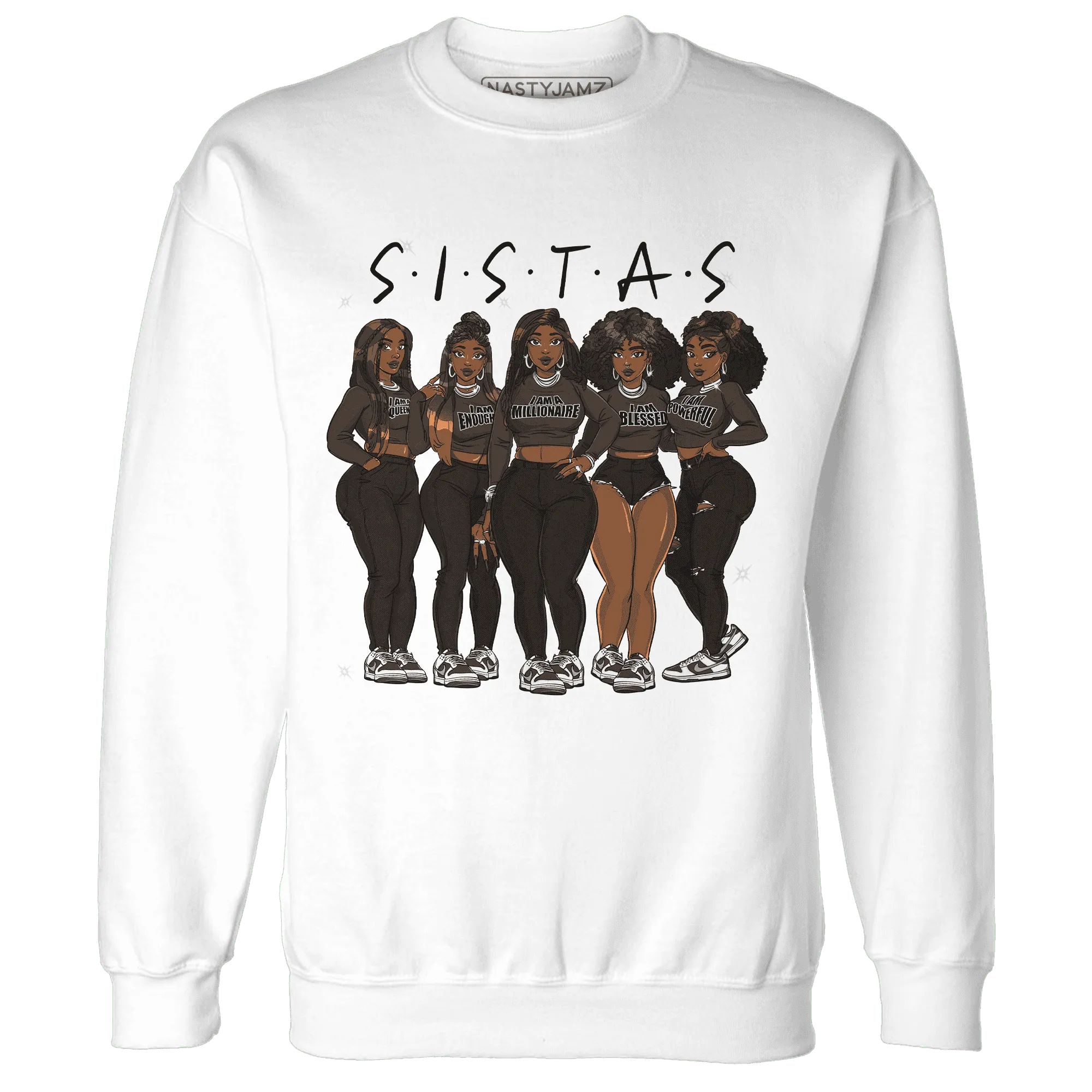 Dunk-Low-Baroque-Brown-Sweatshirt-Match-Sistas-Melanin-Girl