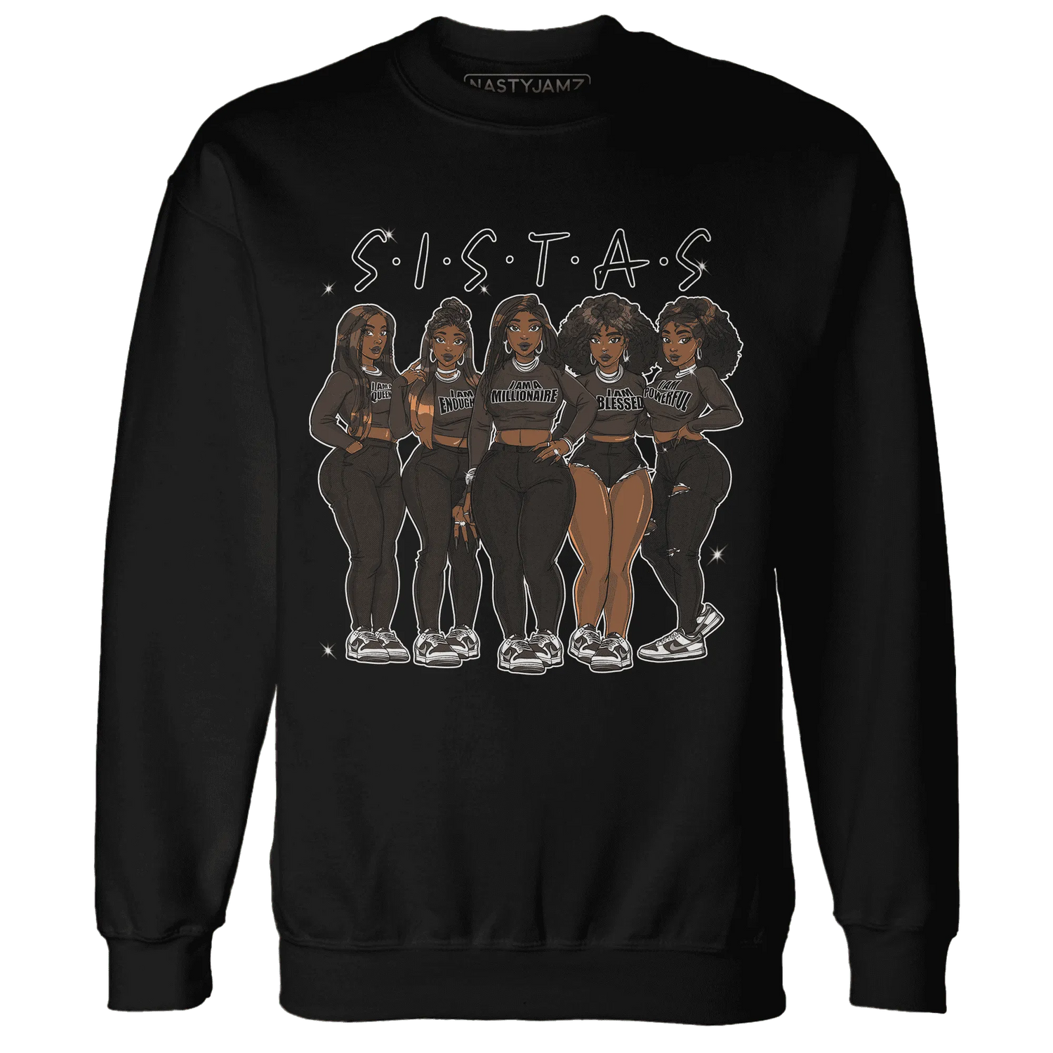 Dunk-Low-Baroque-Brown-Sweatshirt-Match-Sistas-Melanin-Girl