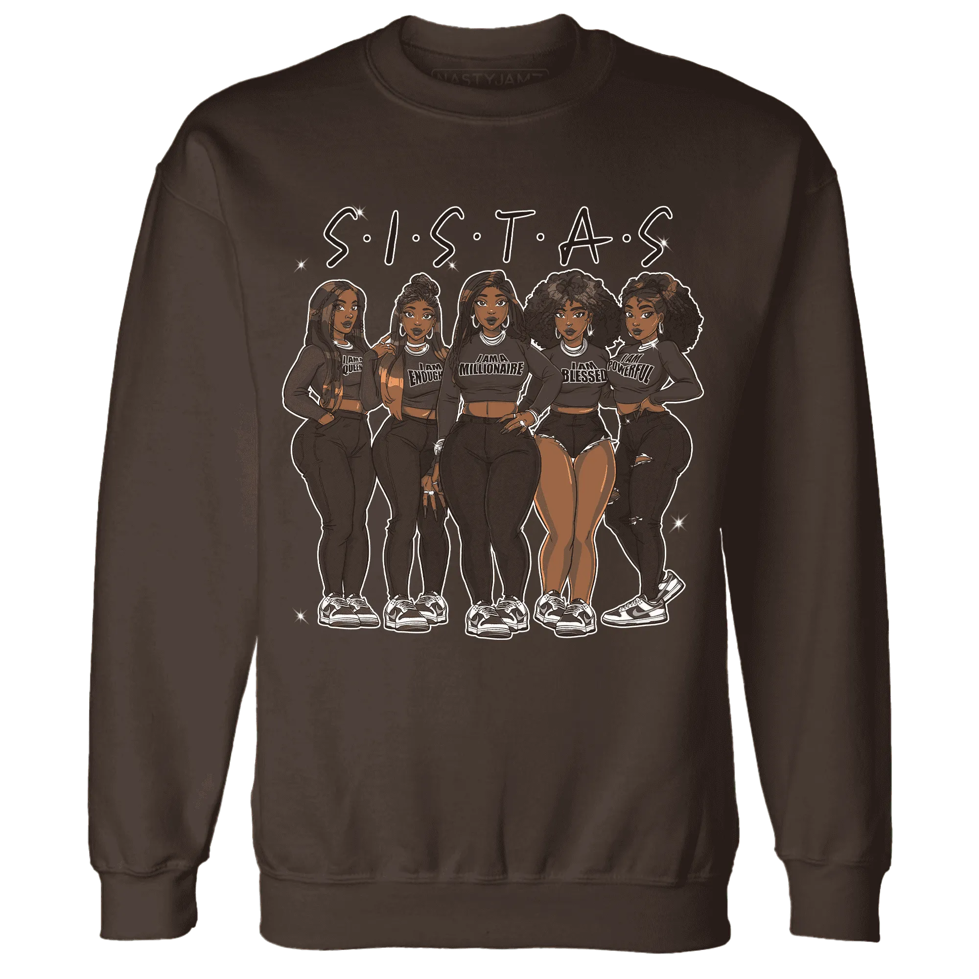 Dunk-Low-Baroque-Brown-Sweatshirt-Match-Sistas-Melanin-Girl
