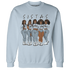 Blue-Grey-13s-Sweatshirt-Match-Sistas-Melanin-Girl