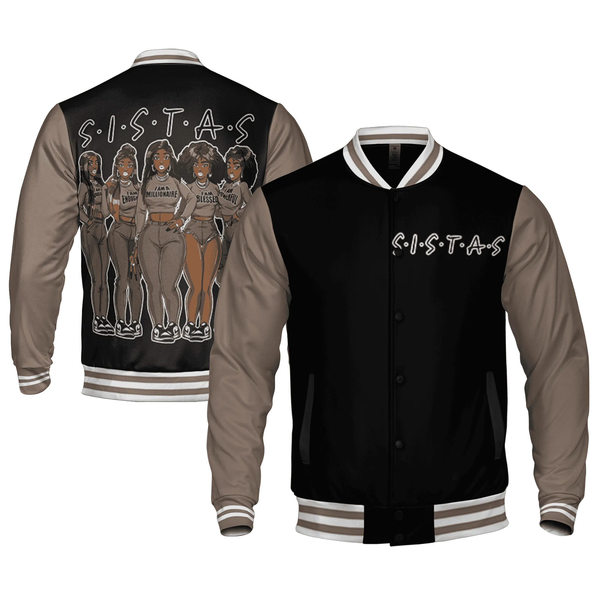 Low-Mocha-1s-Varsity-Match-Sistas-Melanin-Girl-