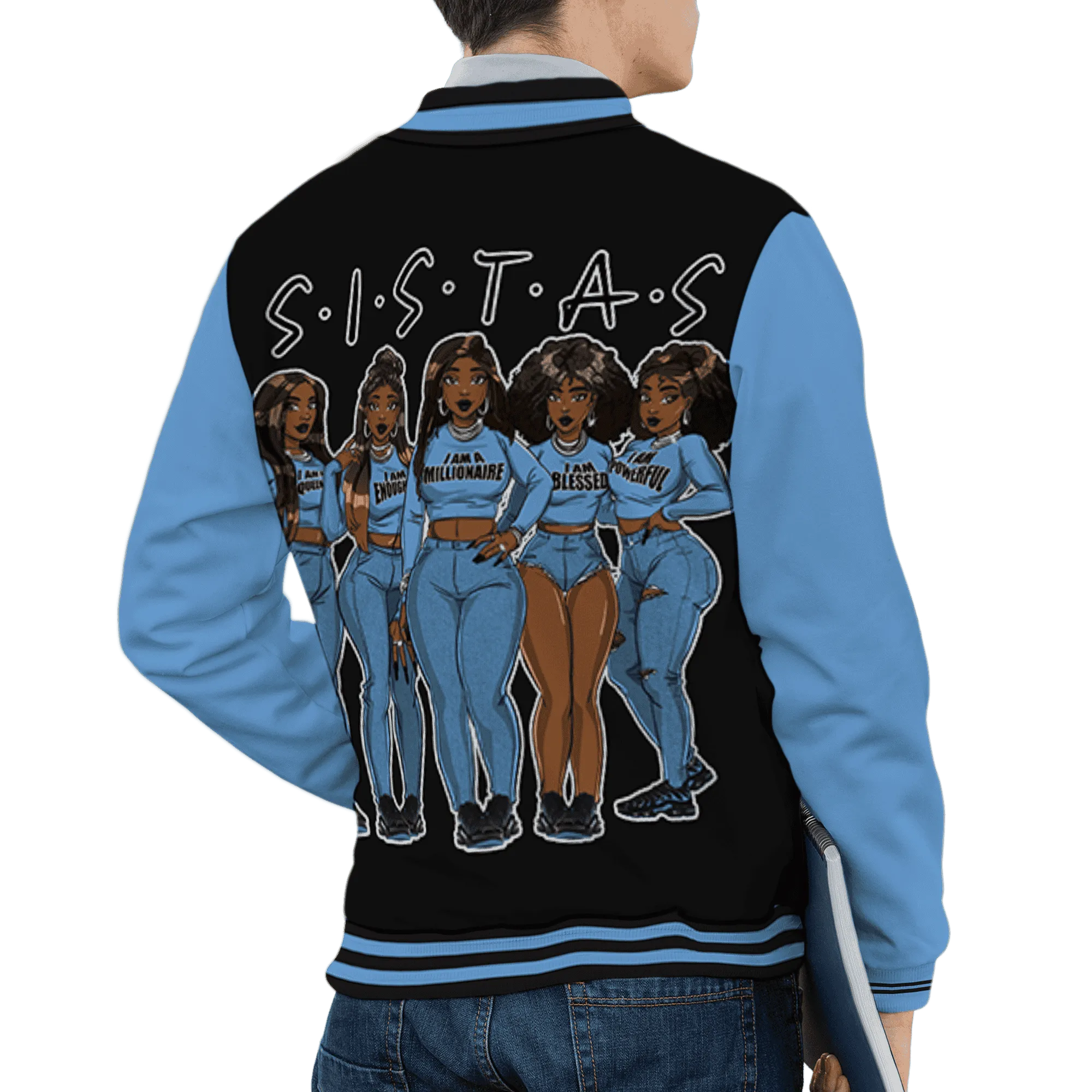 AM-Plus-Black-Univercitii-Blue-Varsity-Match-Sistas-Melanin-Girl-