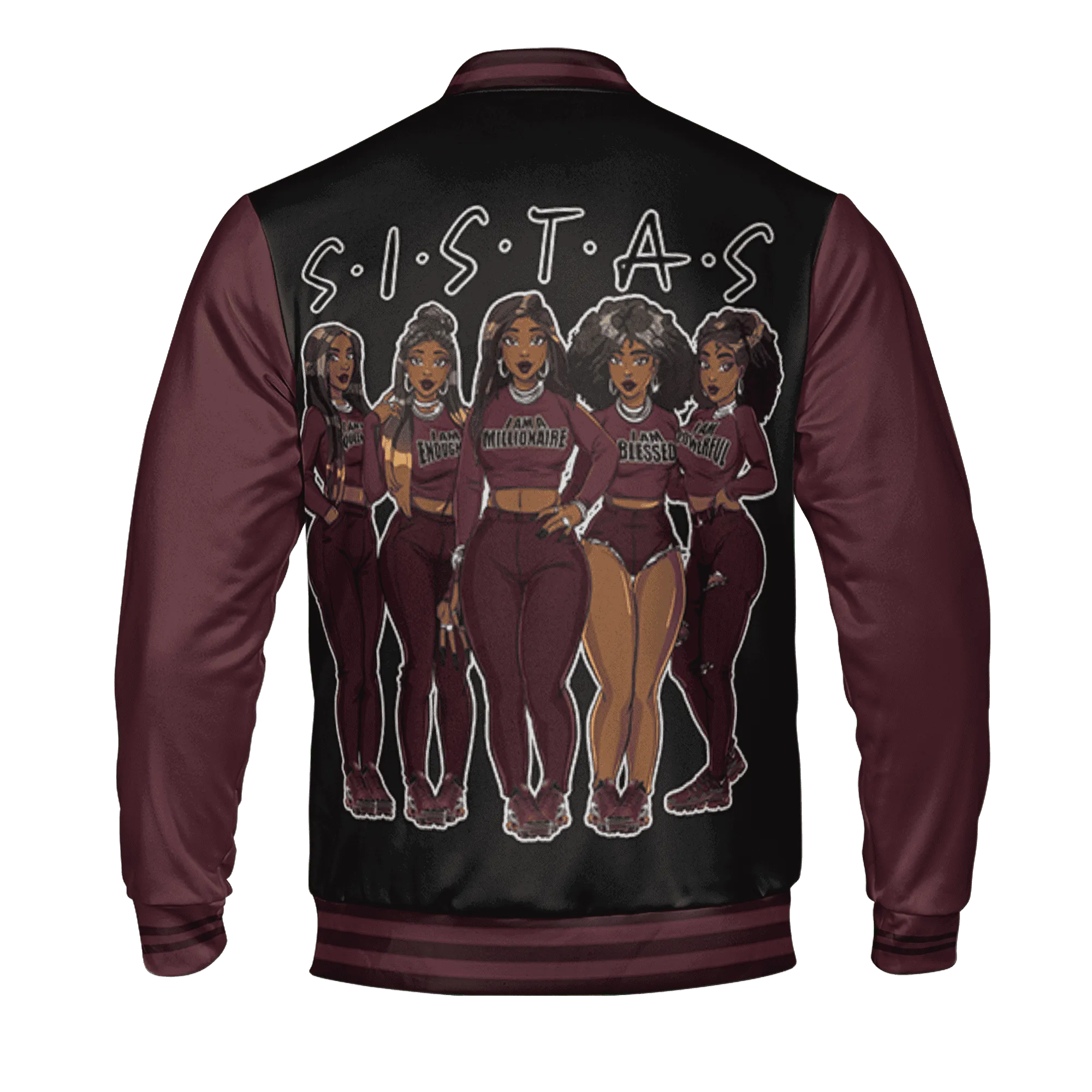 VaporMax-Night-Maron-Burgundy-Varsity-Match-Sistas-Melanin-Girl-