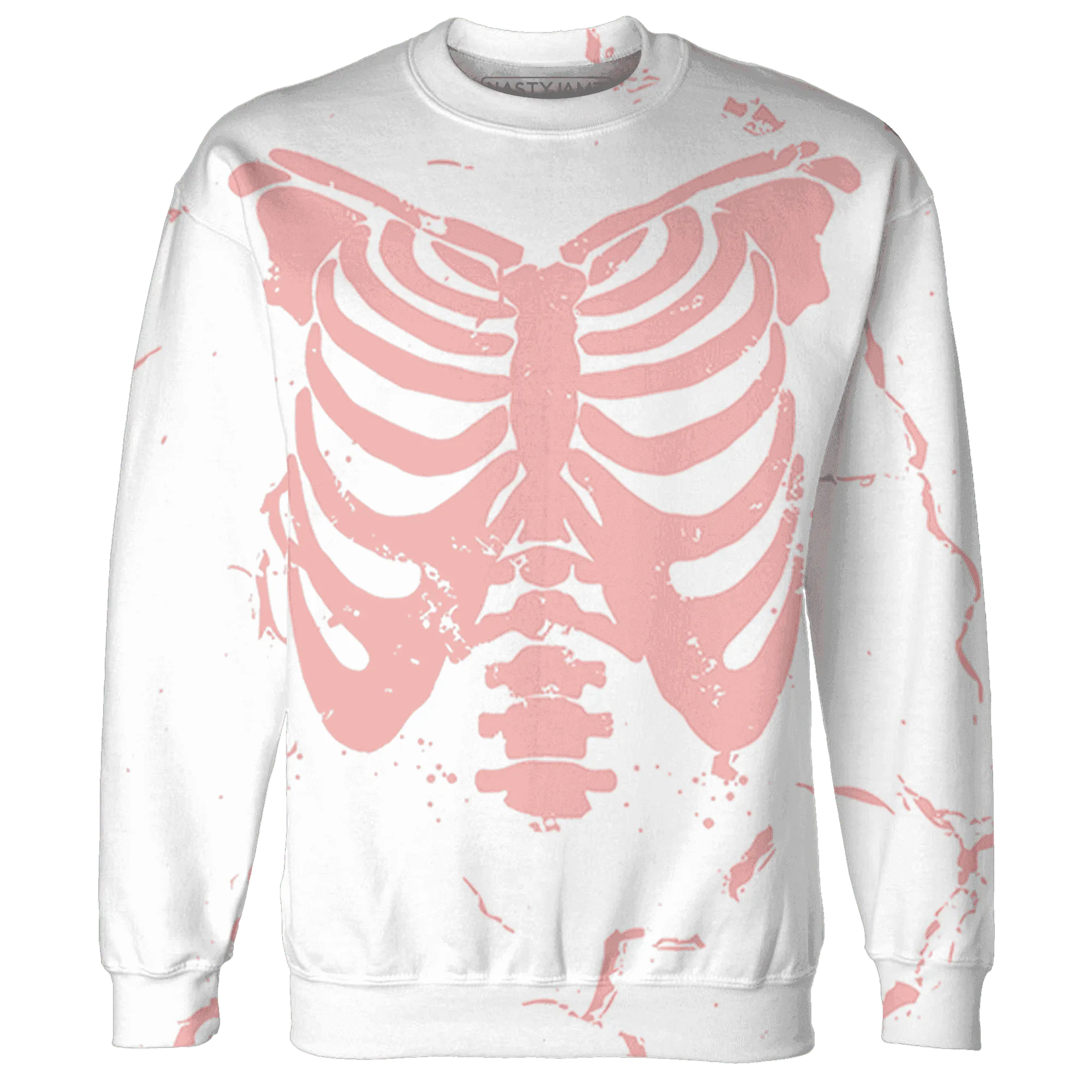 Low-Legend-Pink-11s-Sweatshirt-Match-Skeleton-Y2k-3D