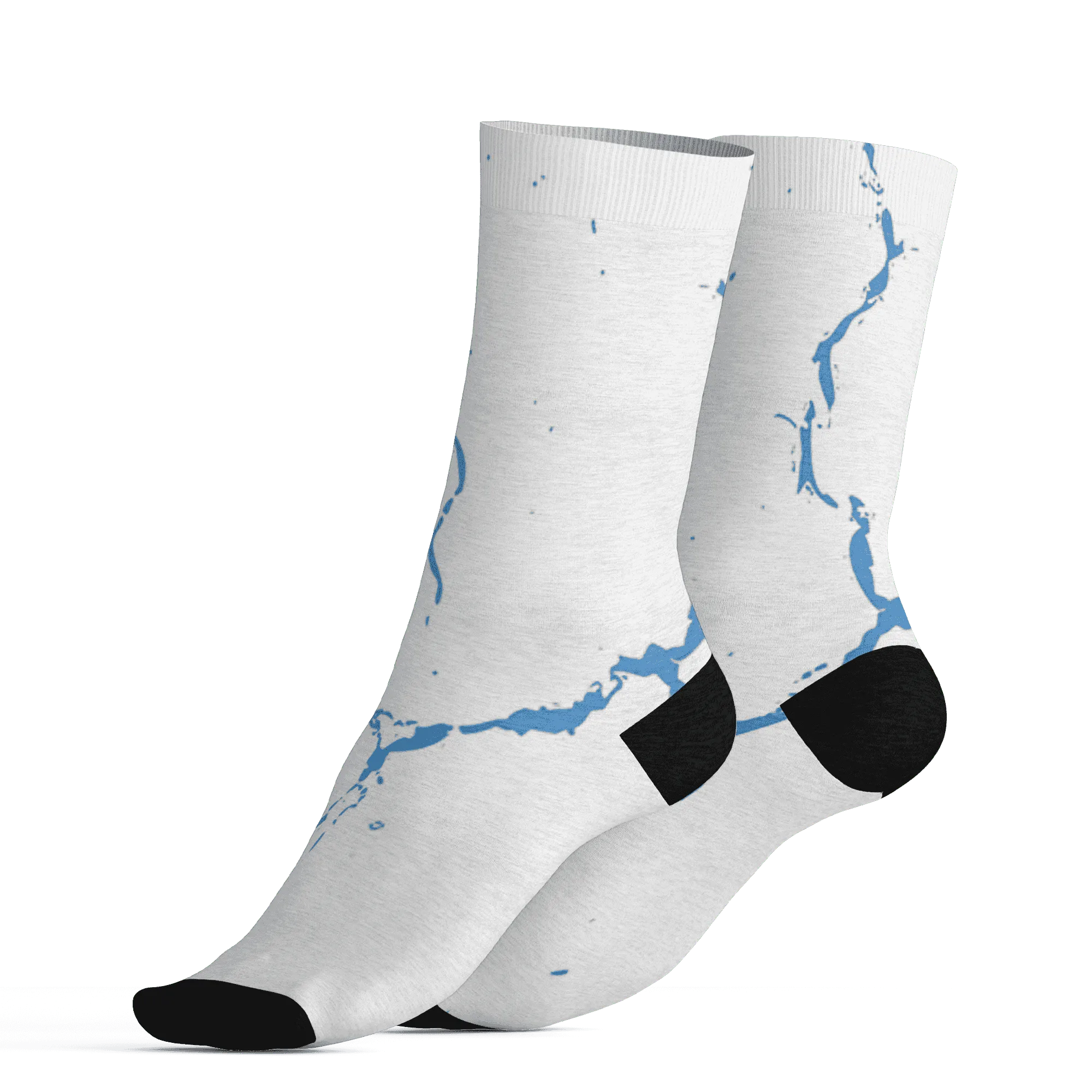 Carolina-Blue-Univercitii-17s-Socks-Match-Skeleton-Y2k-3D