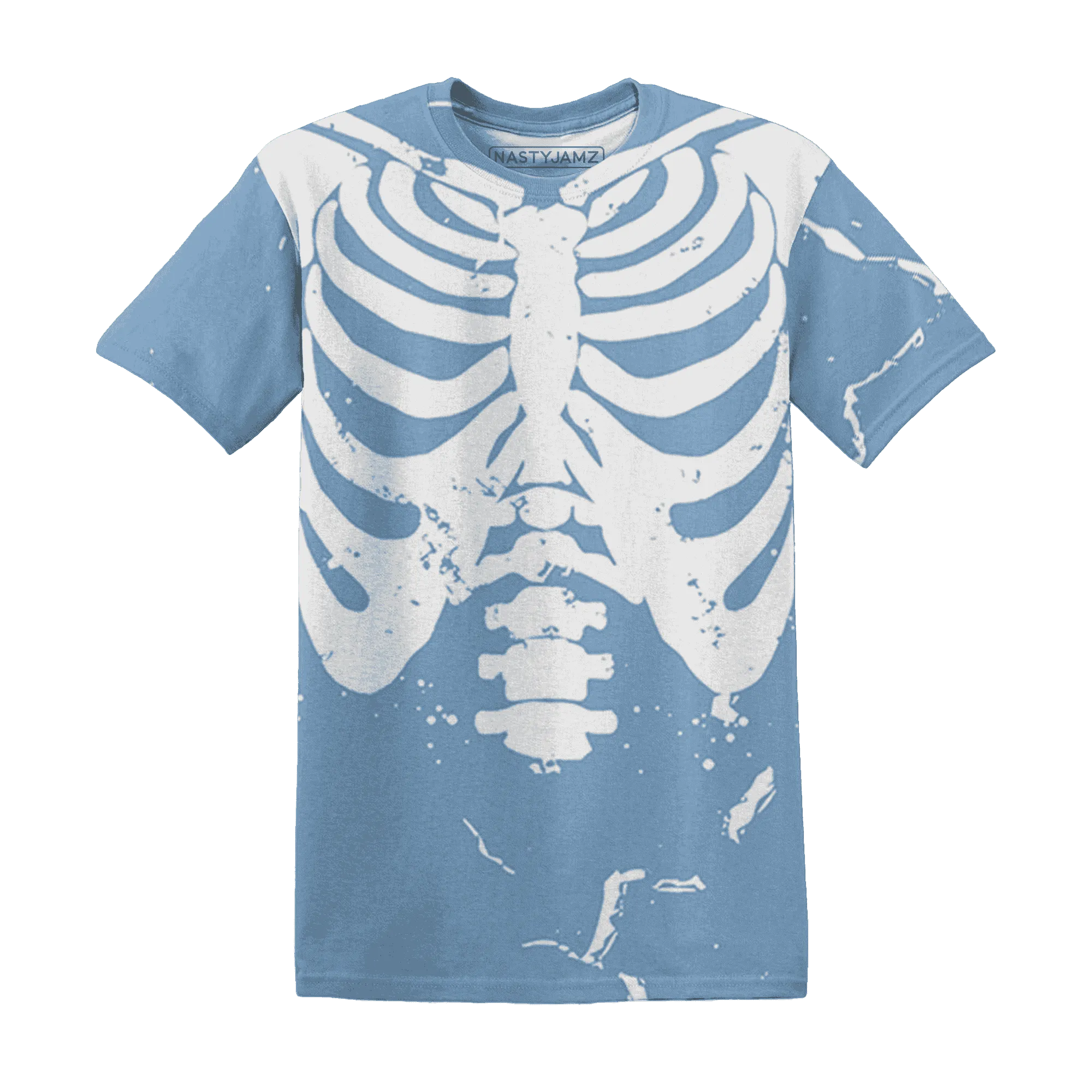 First-In-Flight-1s-T-Shirt-Match-Skeleton-Y2k-3D
