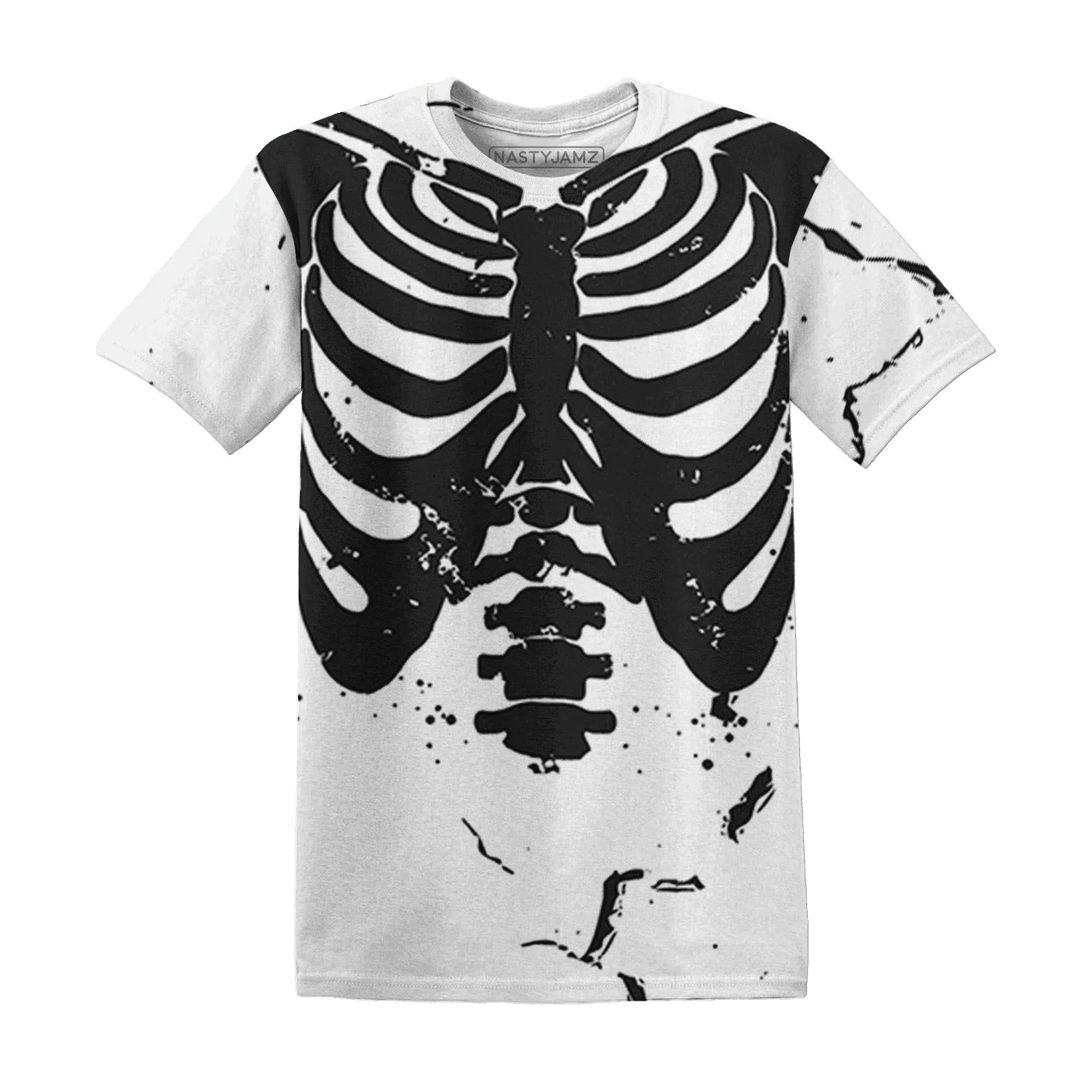 Low-Mocha-1s-T-Shirt-Match-Skeleton-Y2k-3D