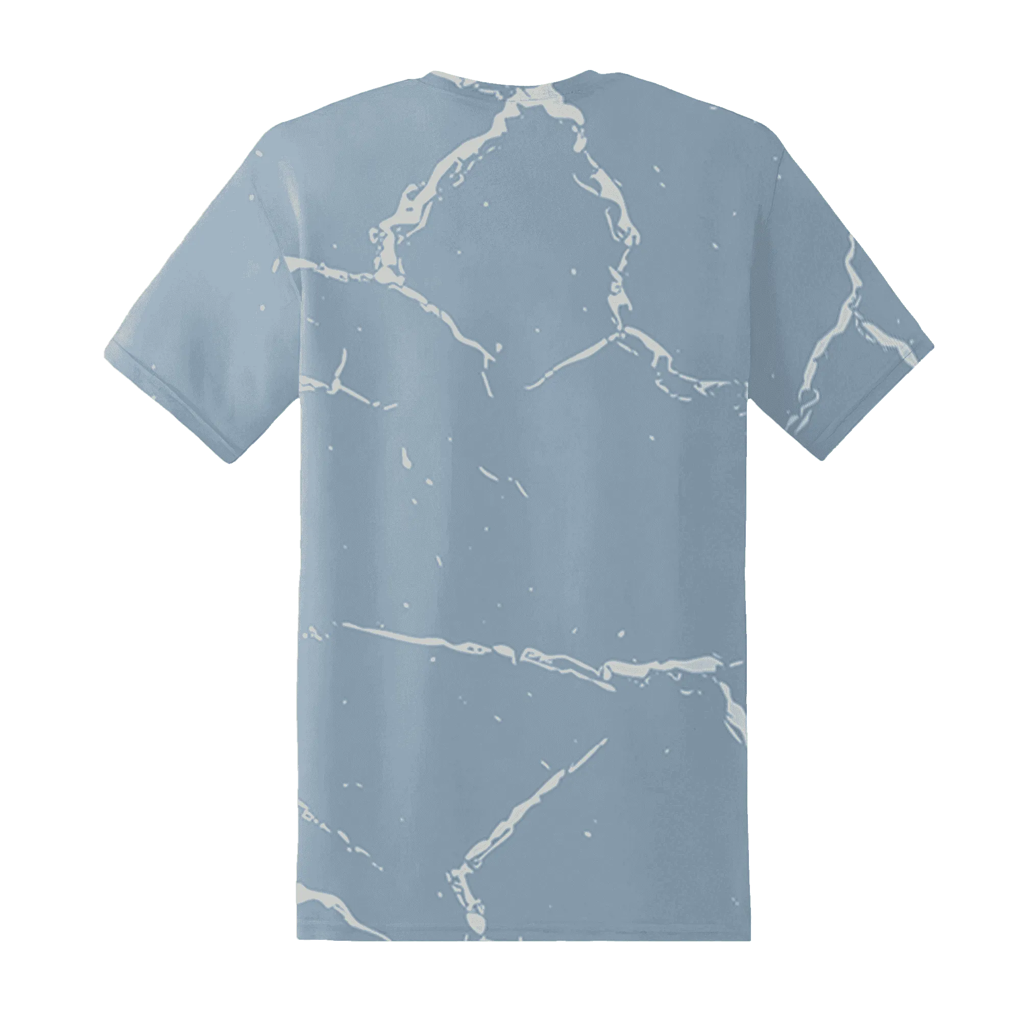 Mid-Diffused-Blue-Grey-1s-T-Shirt-Match-Skeleton-Y2k-3D
