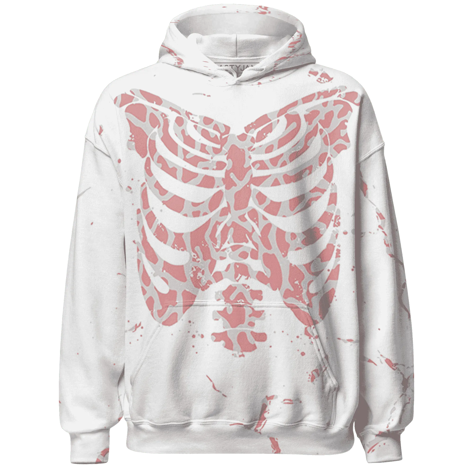 Red-Stardust-3s-Hoodie-Match-Skeleton-Y2k-3D