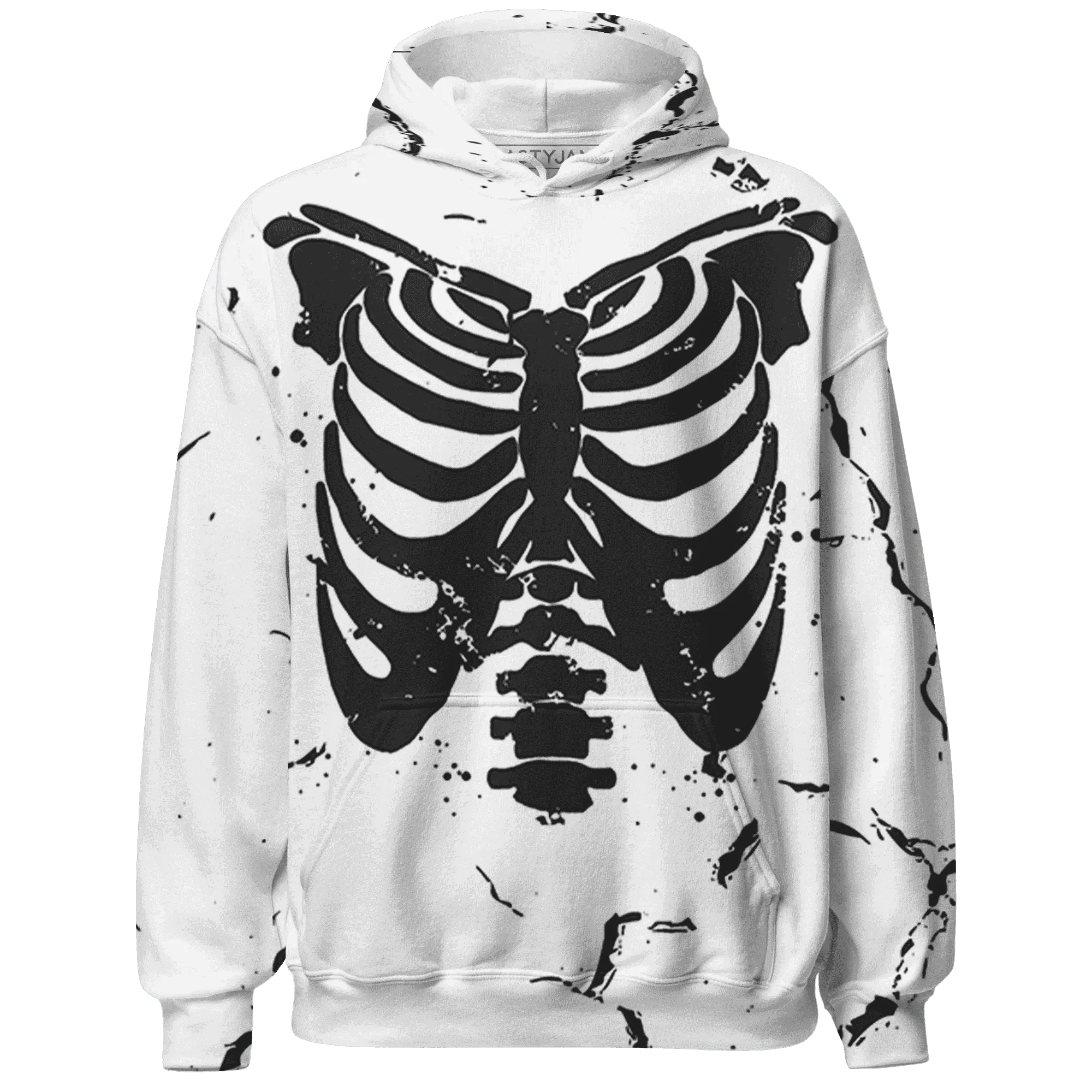 Reverse-Oreo-6s-Hoodie-Match-Skeleton-Y2k-3D