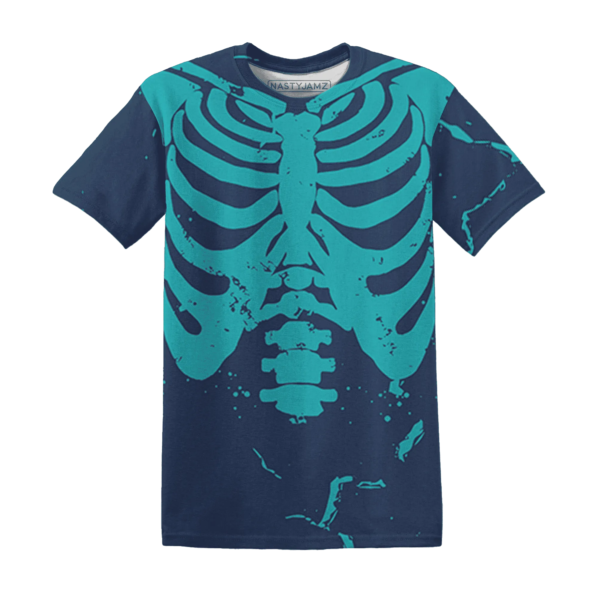 AM-Plus-Drift-Midnight-Navy-Total-Orange-Dusty-Cactus-T-Shirt-Match-Skeleton-Y2k-3D