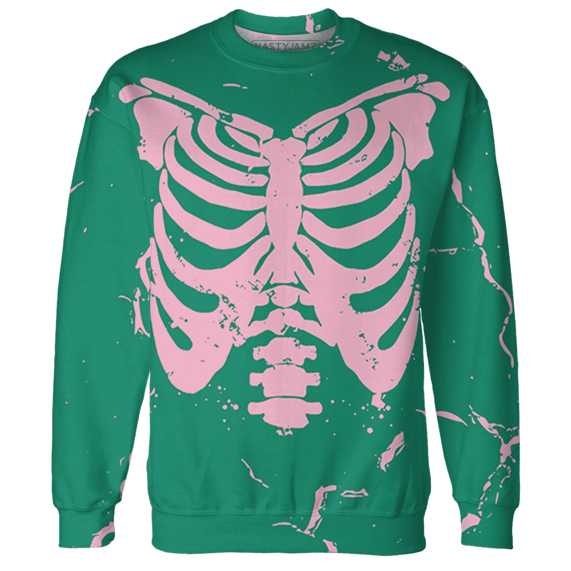 Dunk-Pink-Malachite-Medium-Soft-Low-Sail-Sweatshirt-Match-Skeleton-Y2k-3D
