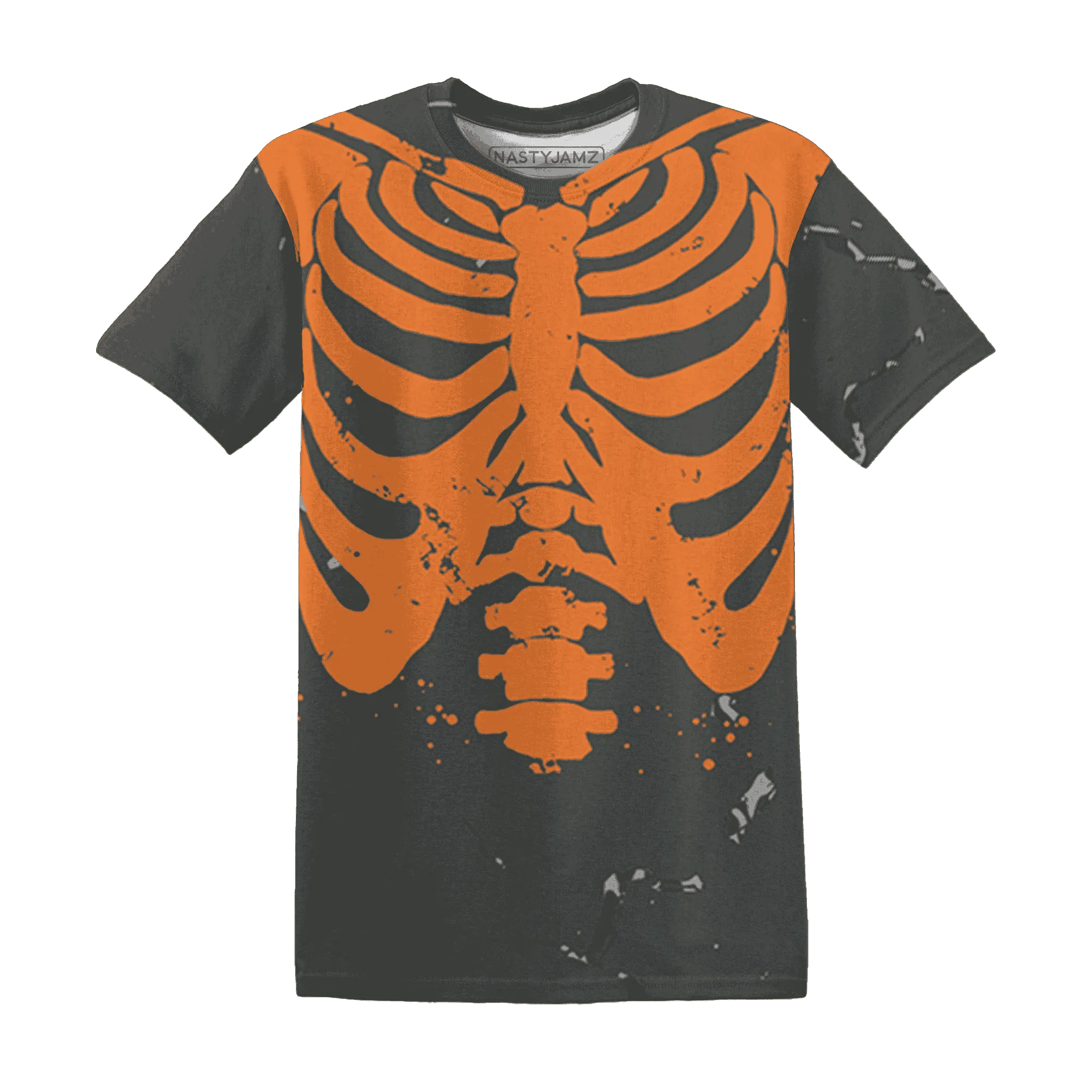 Fear-Pack-3s-T-Shirt-Match-Skeleton-Y2k-3D