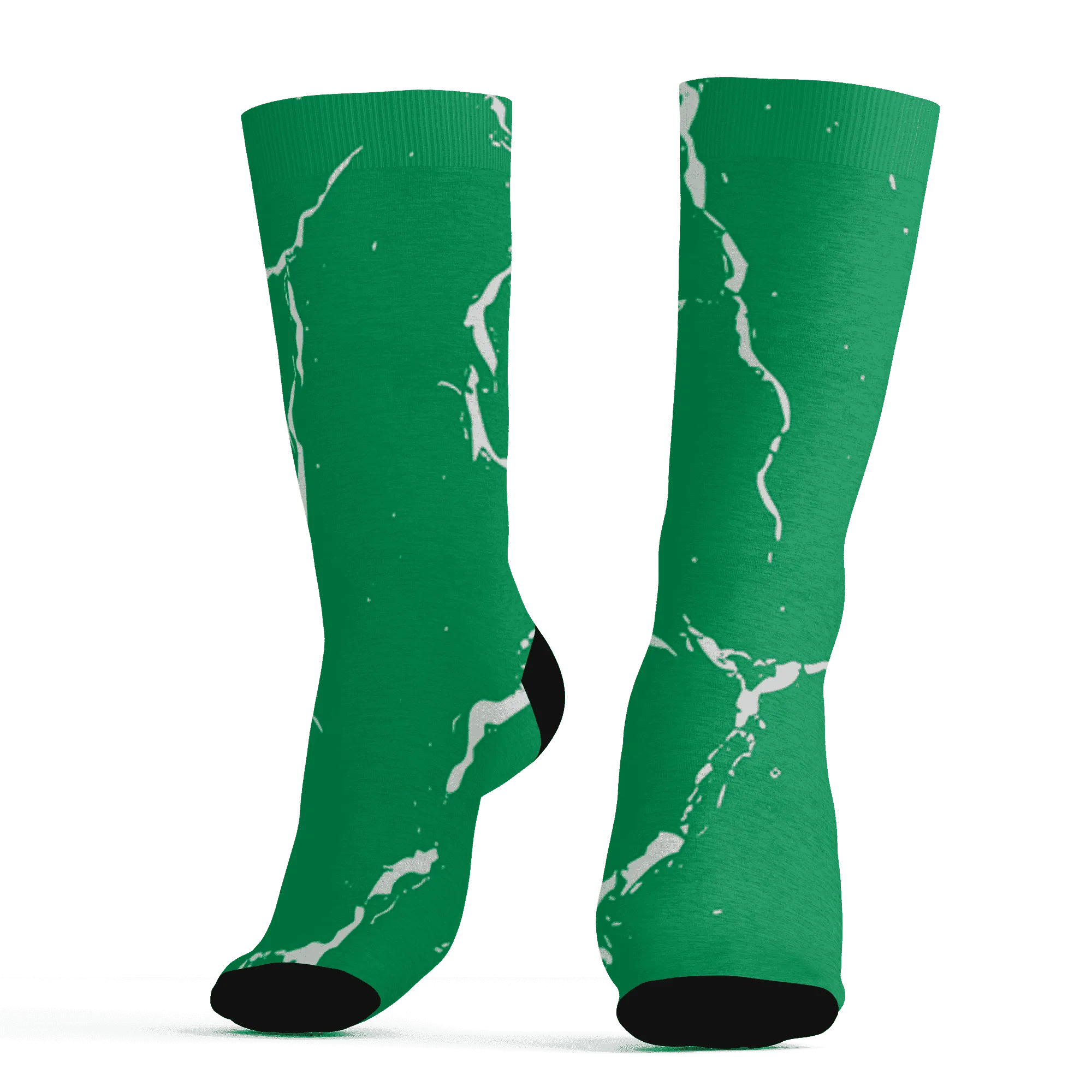 Lucky-Green-5s-Socks-Match-Skeleton-Y2k-3D