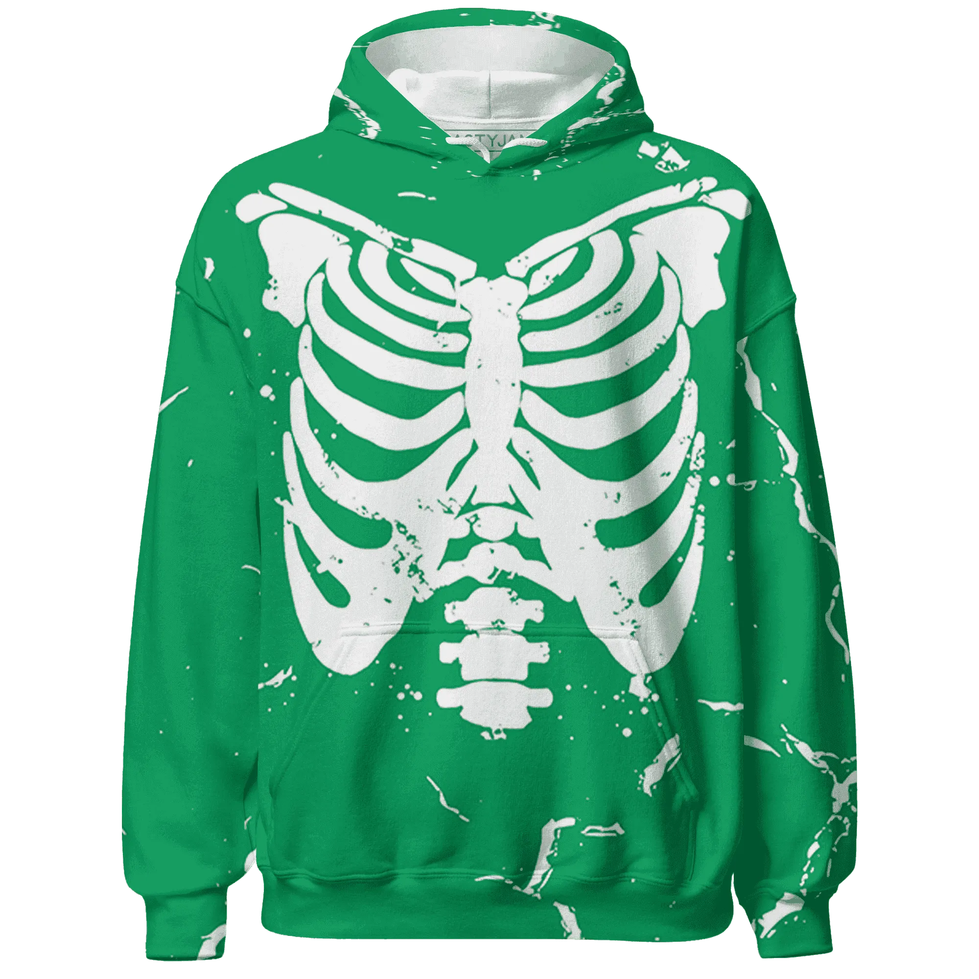 Lucky-Green-5s-Hoodie-Match-Skeleton-Y2k-3D