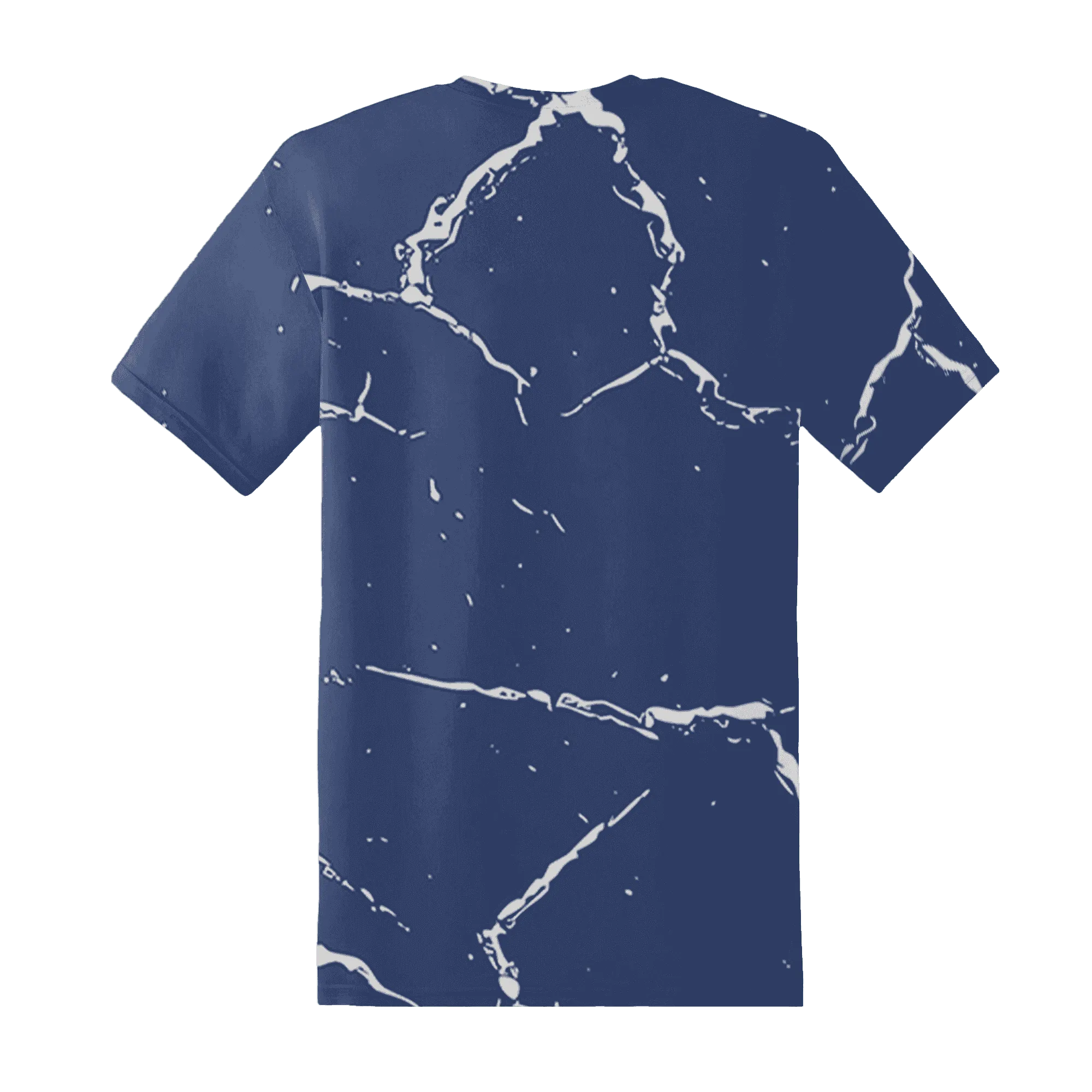 Midnight-Navy-5s-T-Shirt-Match-Skeleton-Y2k-3D