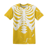 Yellow-Ochre-6s-T-Shirt-Match-Skeleton-Y2k-3D