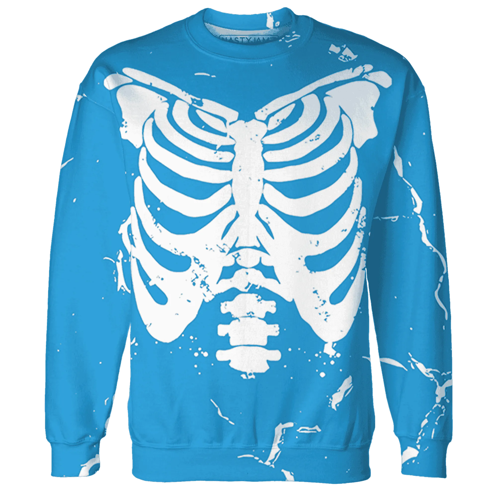 Powder-Blue-9s-Sweatshirt-Match-Skeleton-Y2k-3D