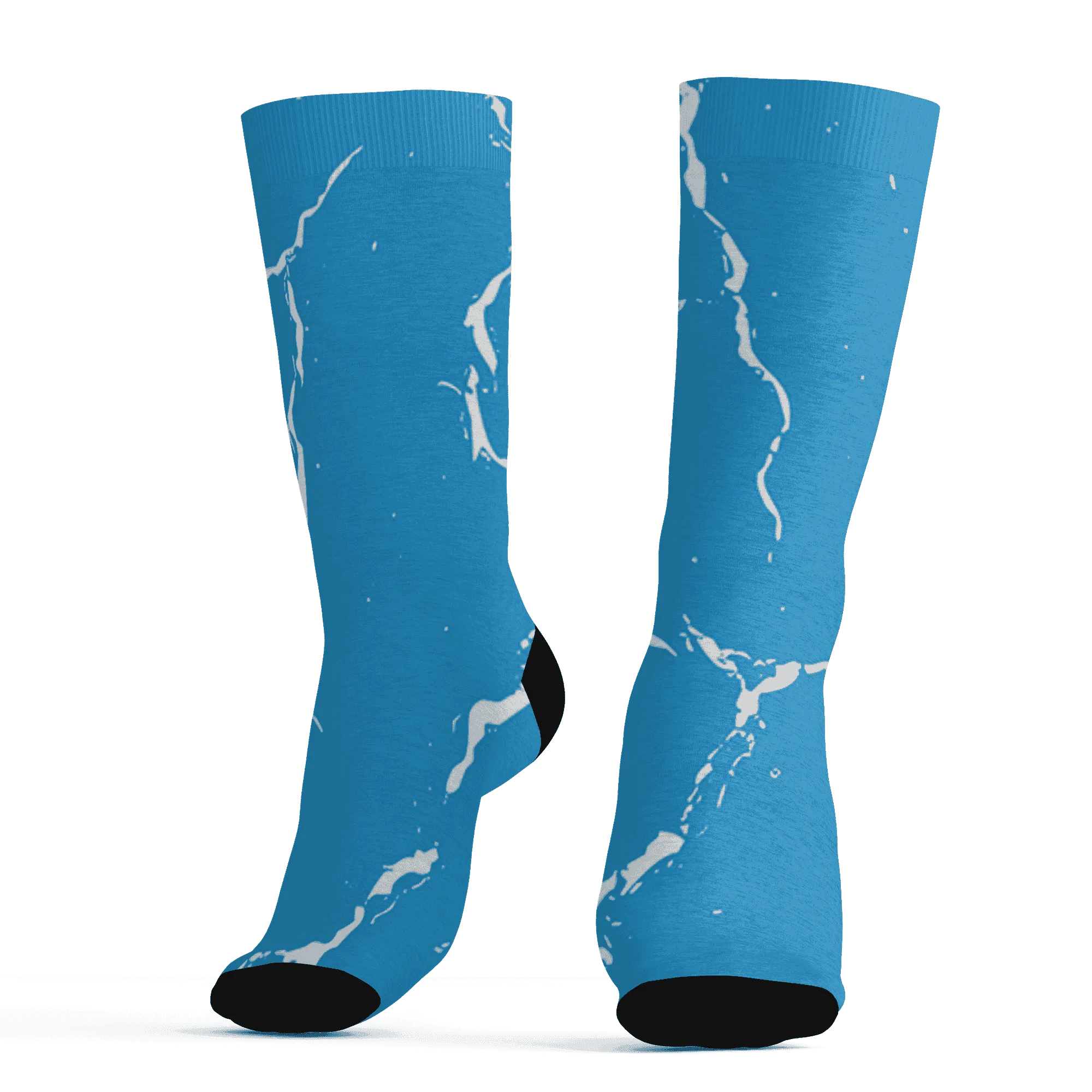 Powder-Blue-9s-Socks-Match-Skeleton-Y2k-3D