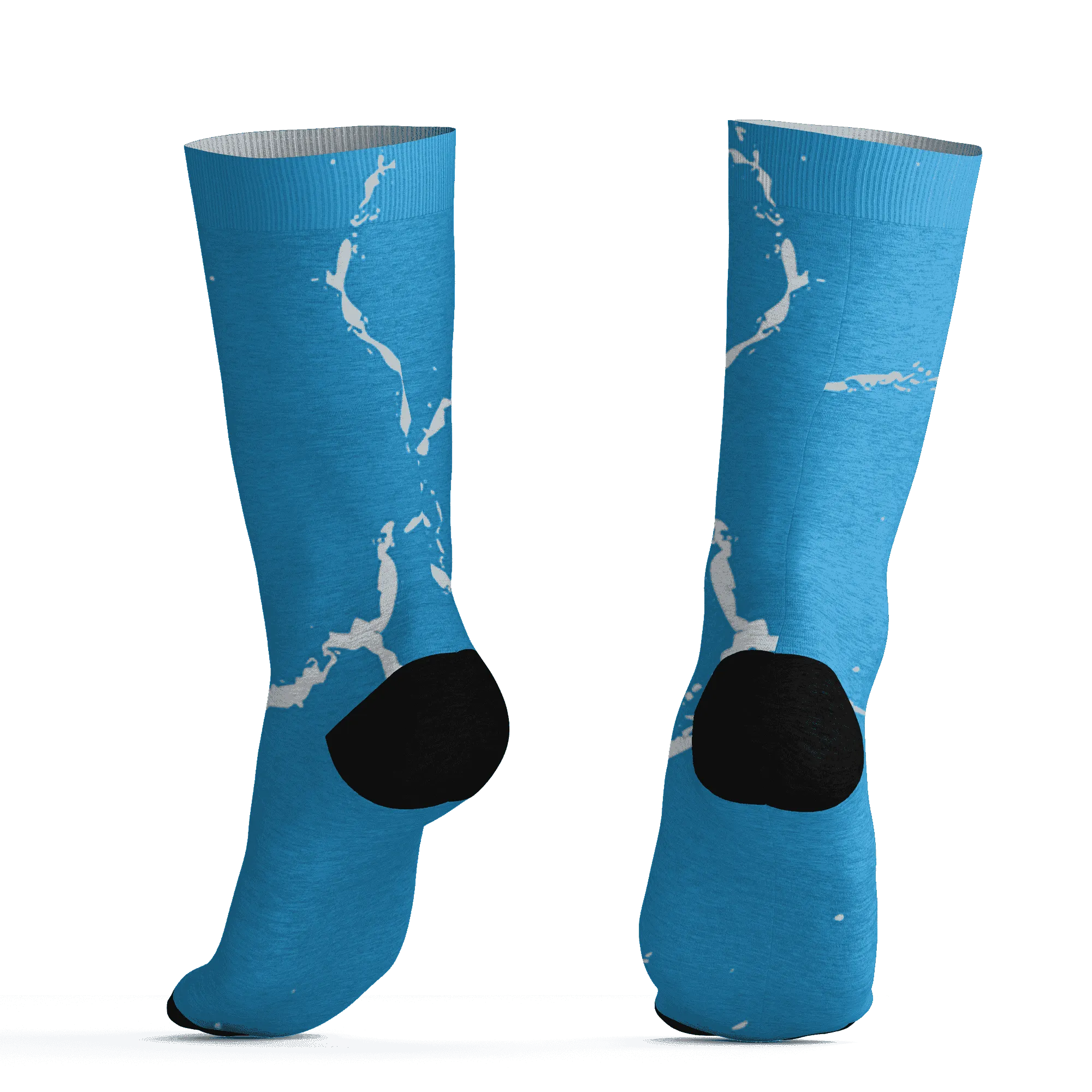 Powder-Blue-9s-Socks-Match-Skeleton-Y2k-3D