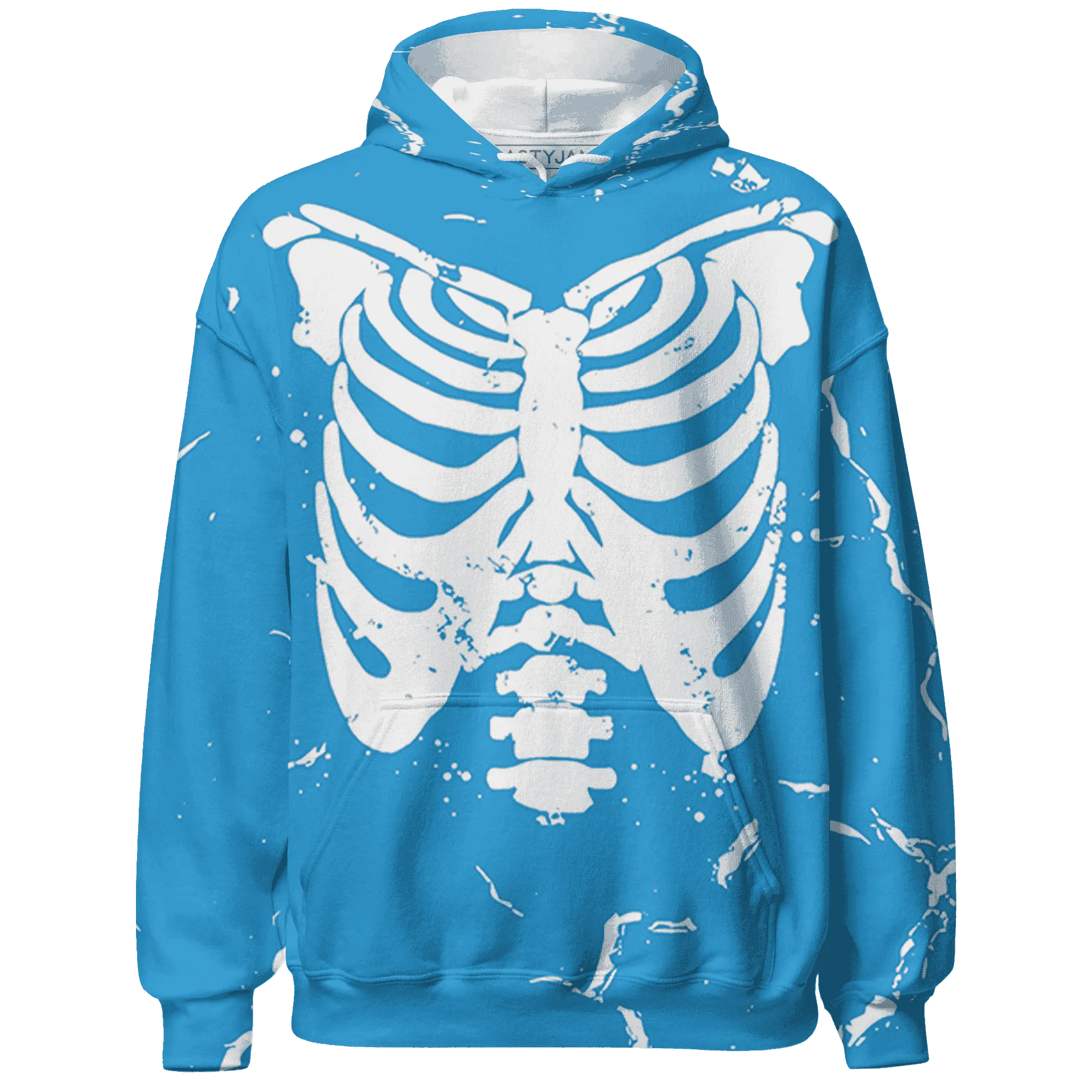 Powder-Blue-9s-Hoodie-Match-Skeleton-Y2k-3D