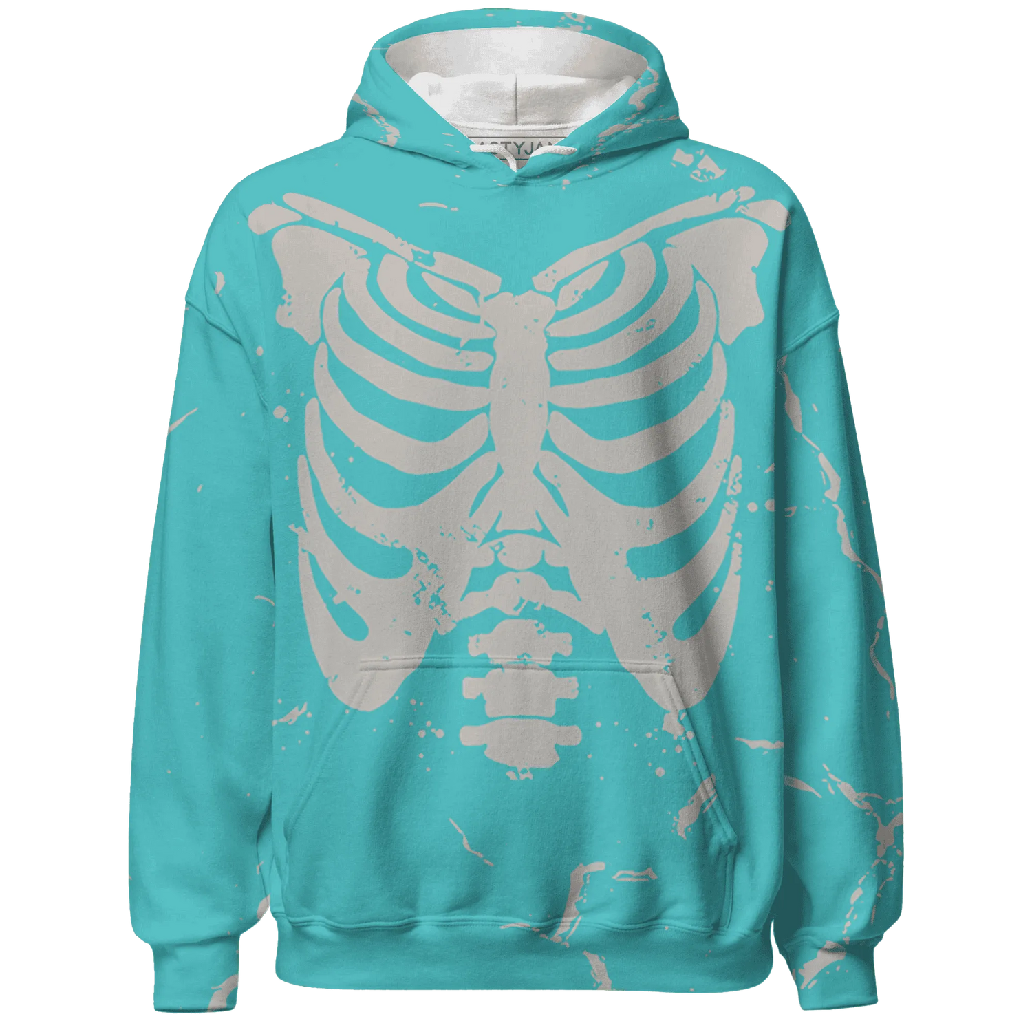 NBL-Cyan-Burst-9060-Hoodie-Match-Skeleton-Y2k-3D