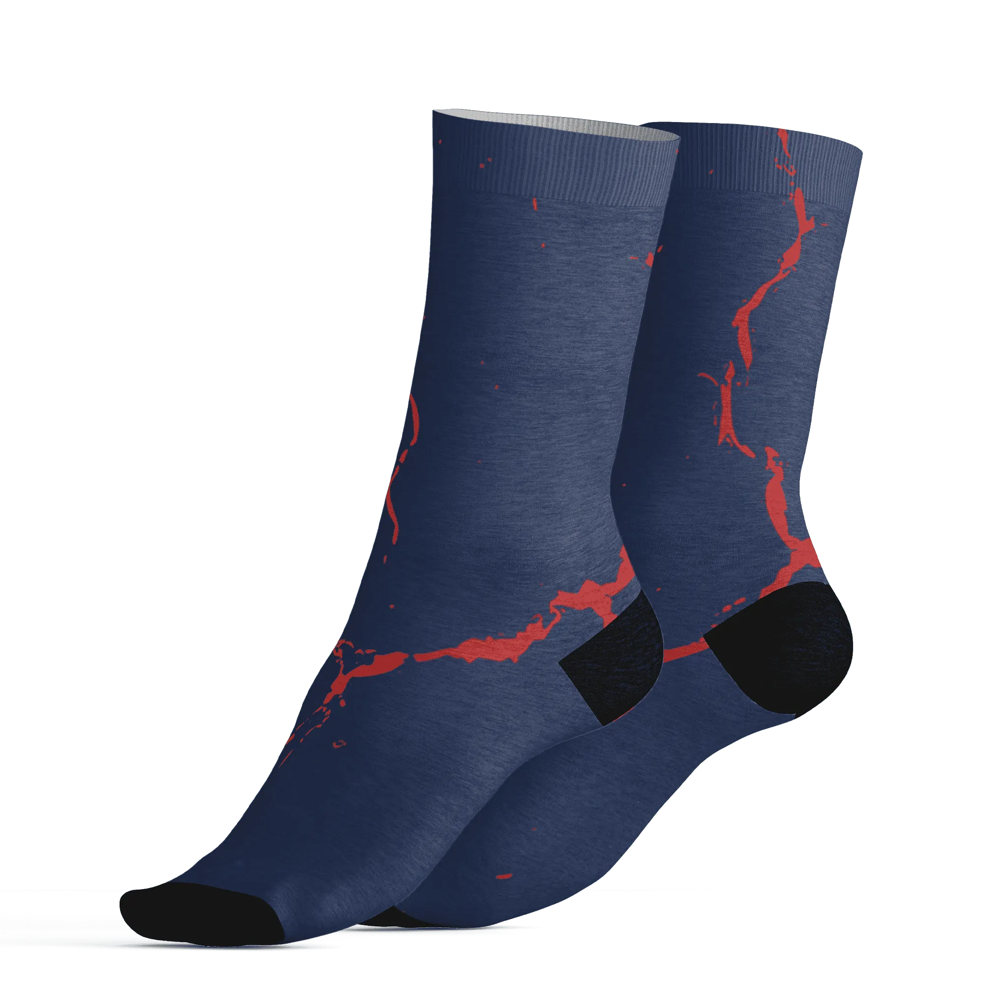 VaporMax-Air-Plus-Midnight-Navy-Gold-Black-Socks-Match-Skeleton-Y2k-3D