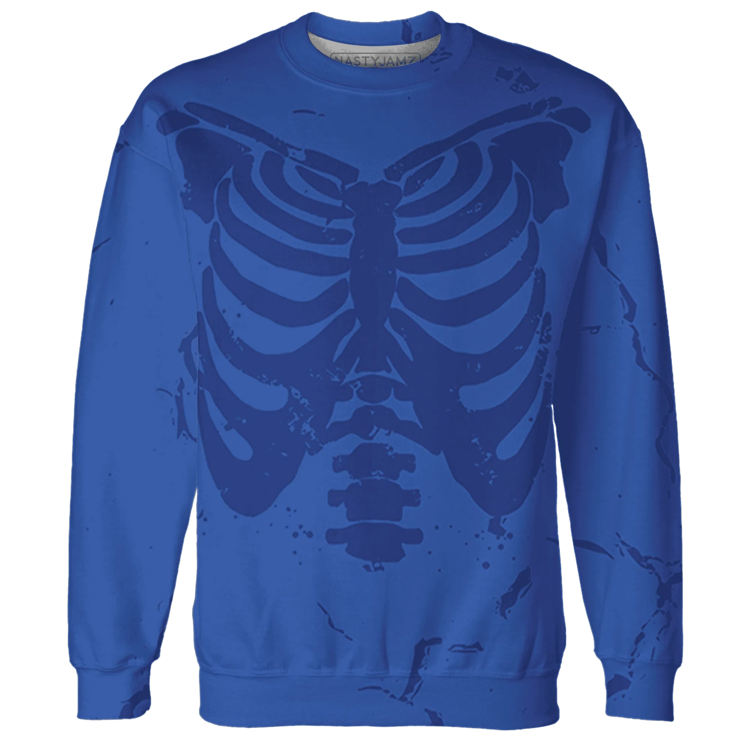 VaporMax-Game-Royal-Blue-Sweatshirt-Match-Skeleton-Y2k-3D