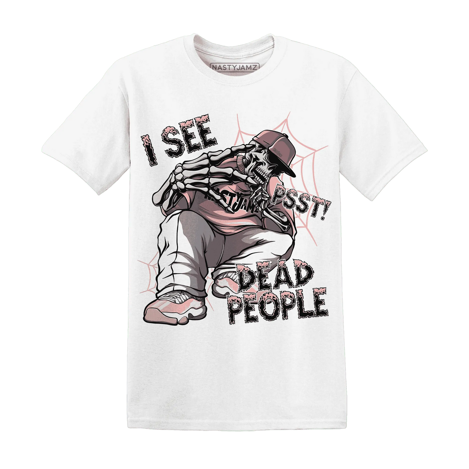 Low-Legend-Pink-11s-T-Shirt-Match-Skull-Whisper