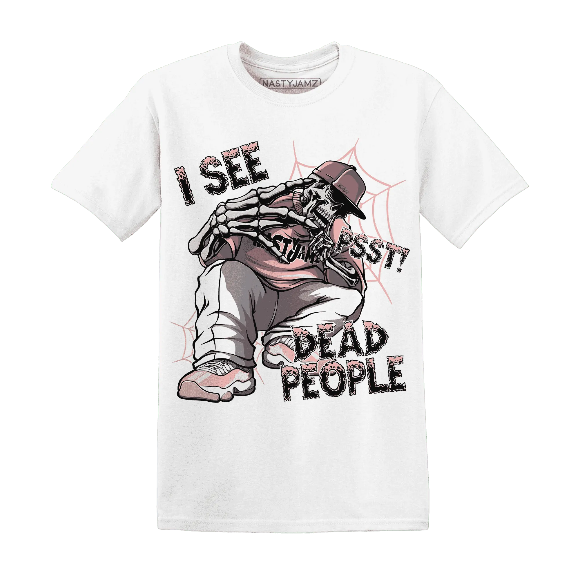 Low-Legend-Pink-11s-T-Shirt-Match-Skull-Whisper