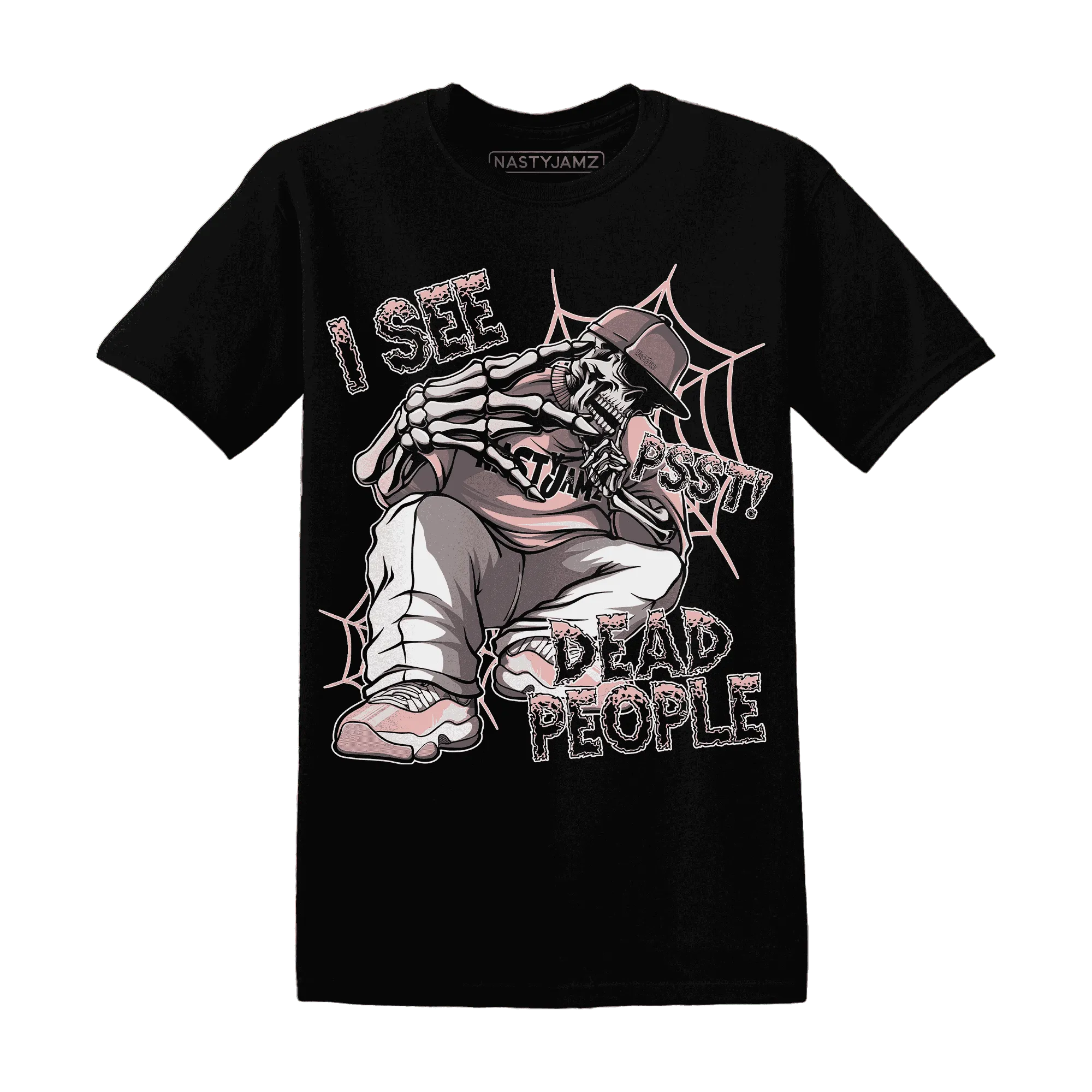 Low-Legend-Pink-11s-T-Shirt-Match-Skull-Whisper
