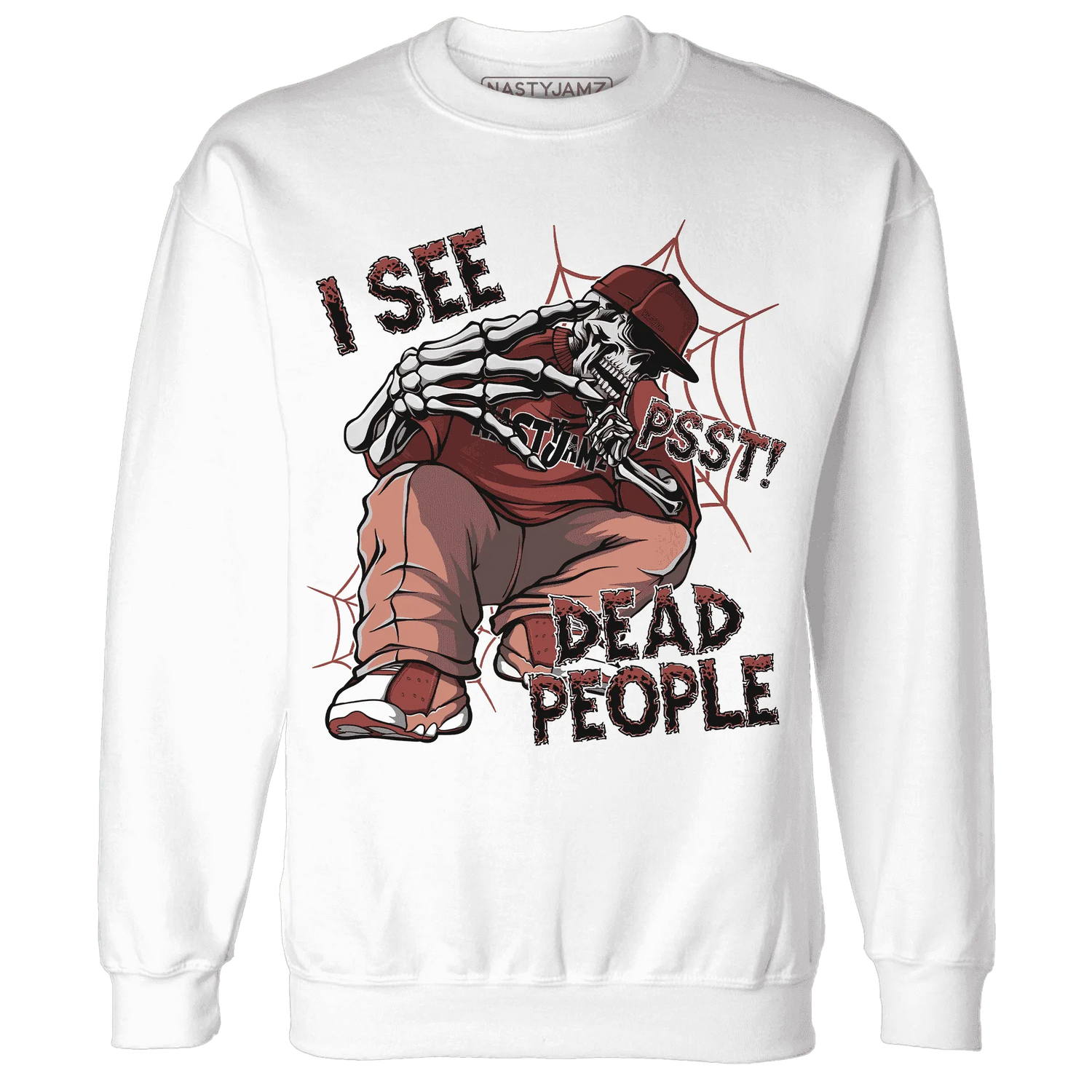 Dune-Red-13s-Sweatshirt-Match-Skull-Whisper