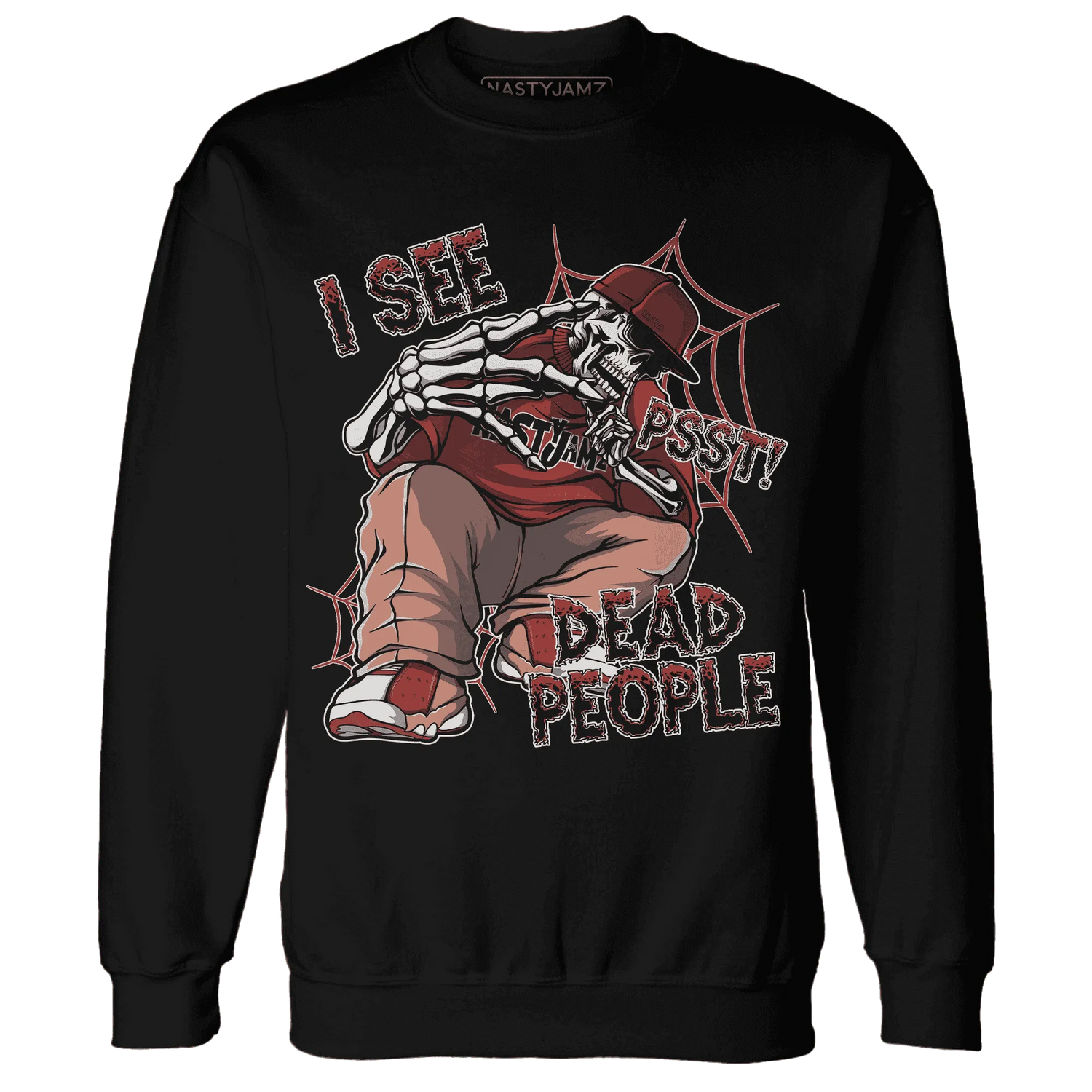 Dune-Red-13s-Sweatshirt-Match-Skull-Whisper