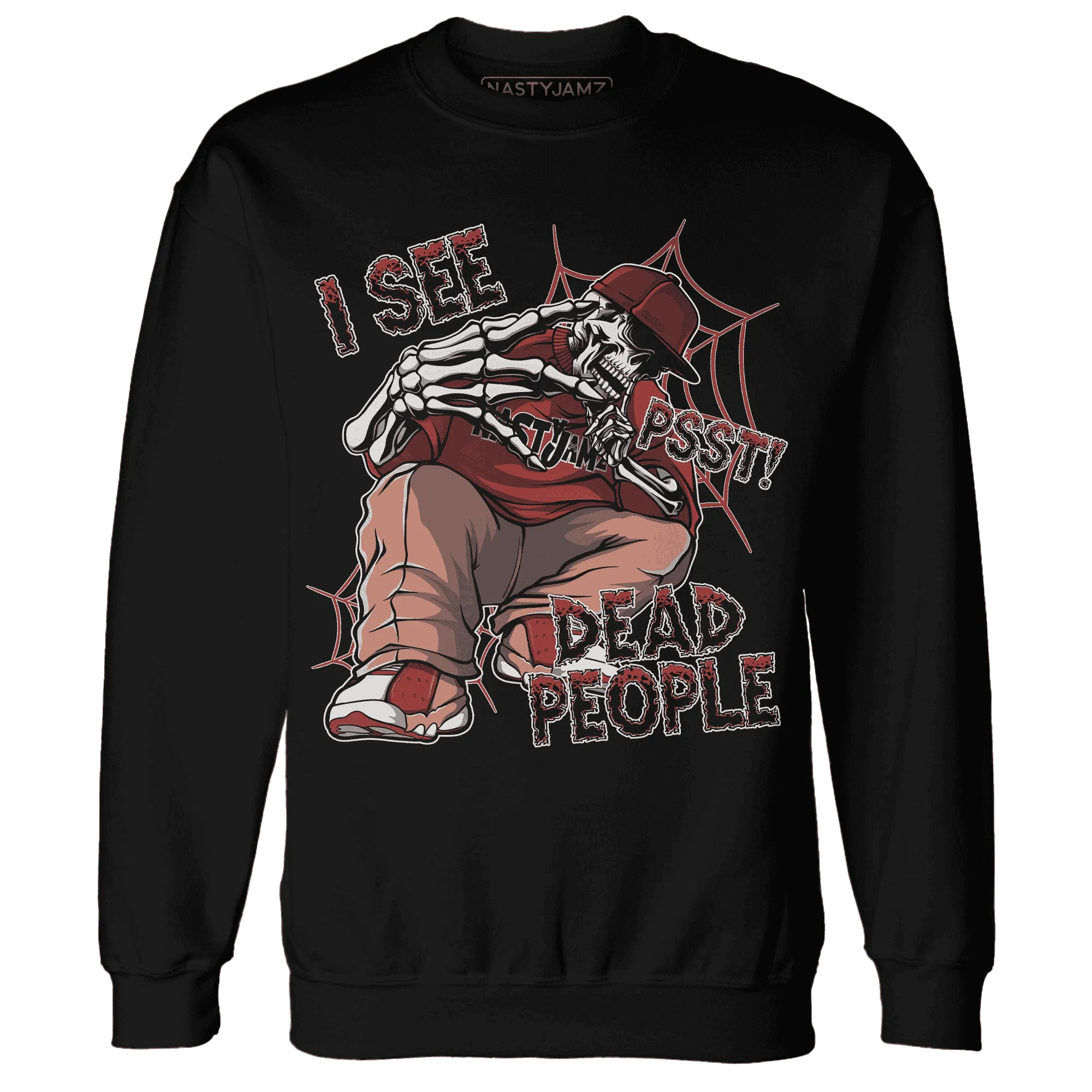 Dune-Red-13s-Sweatshirt-Match-Skull-Whisper