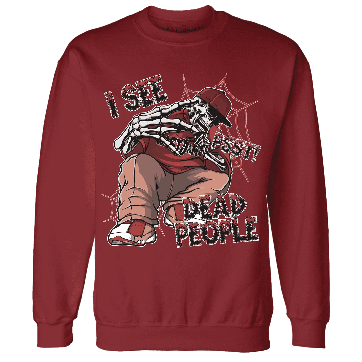 Dune-Red-13s-Sweatshirt-Match-Skull-Whisper