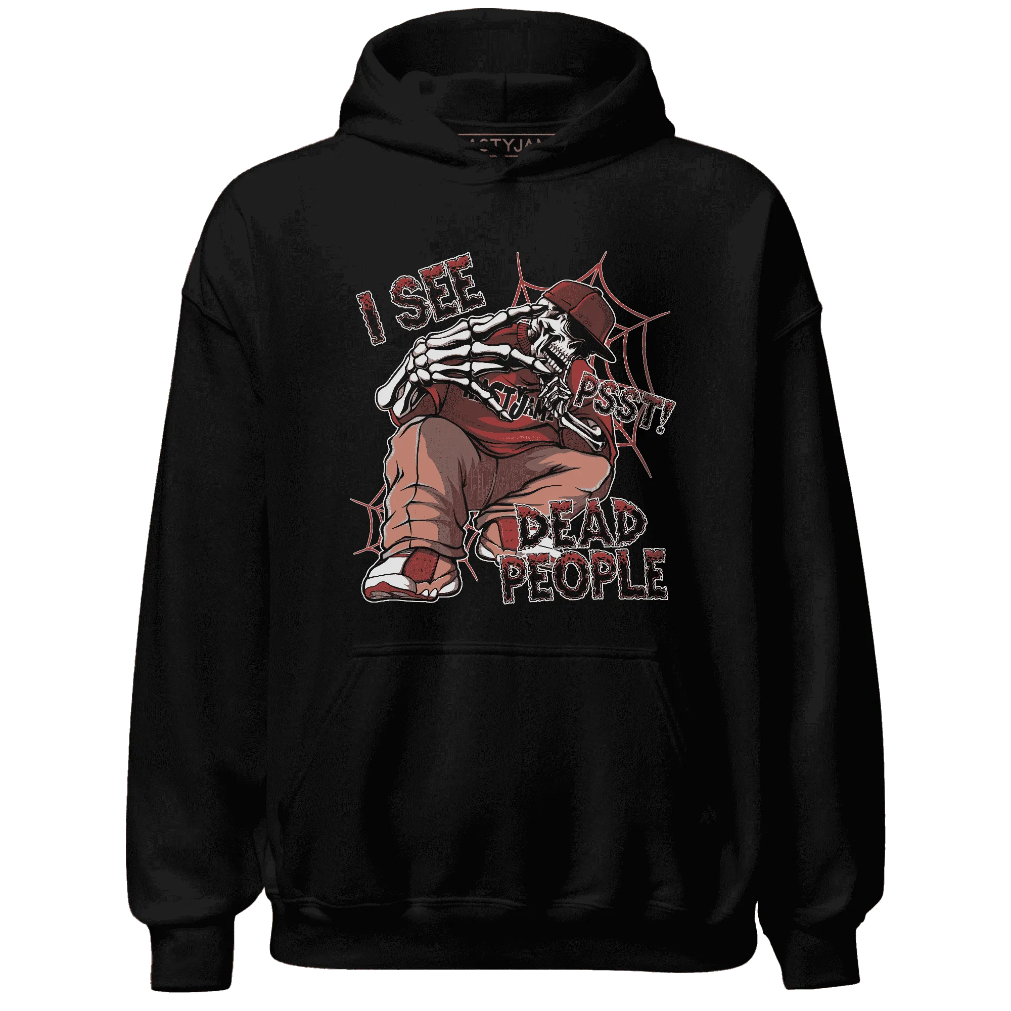 Dune-Red-13s-Hoodie-Match-Skull-Whisper
