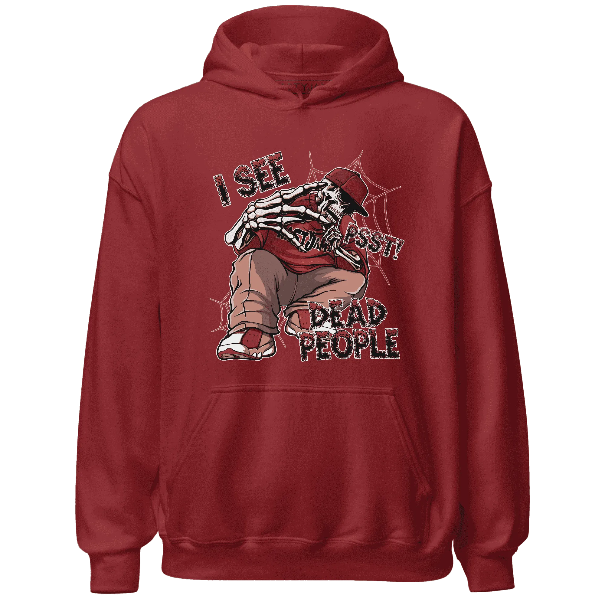 Dune-Red-13s-Hoodie-Match-Skull-Whisper