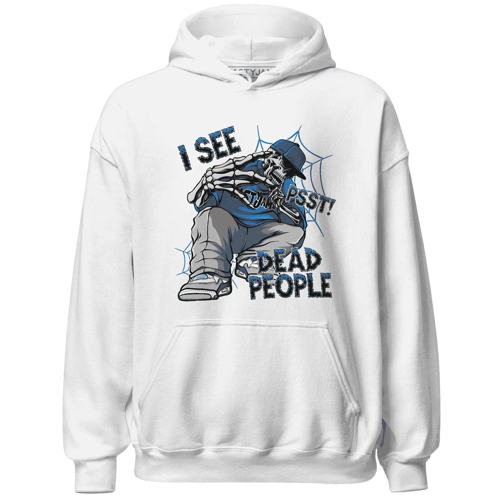 Industrial-Blue-4s-Hoodie-Match-Skull-Whisper