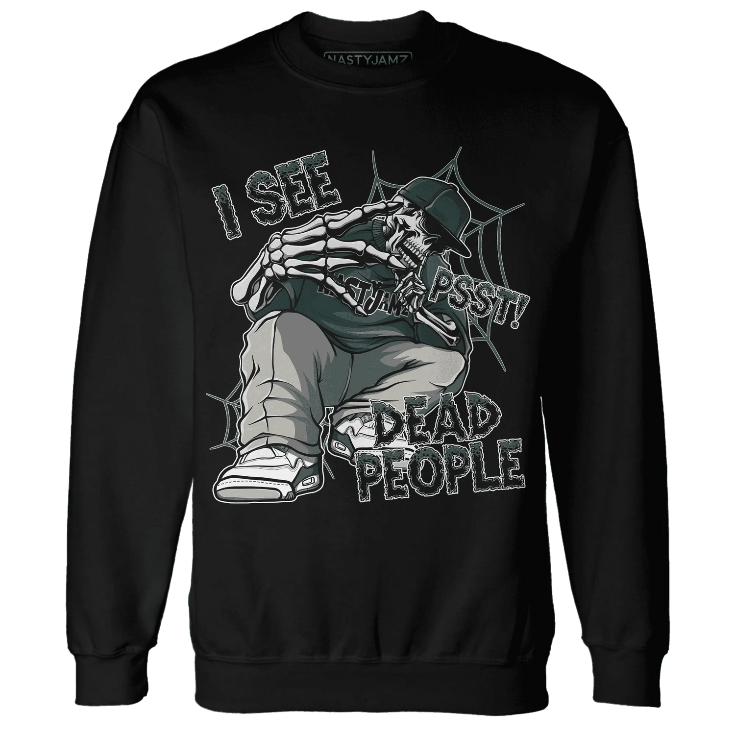 Oxidized-Green-4s-Sweatshirt-Match-Skull-Whisper