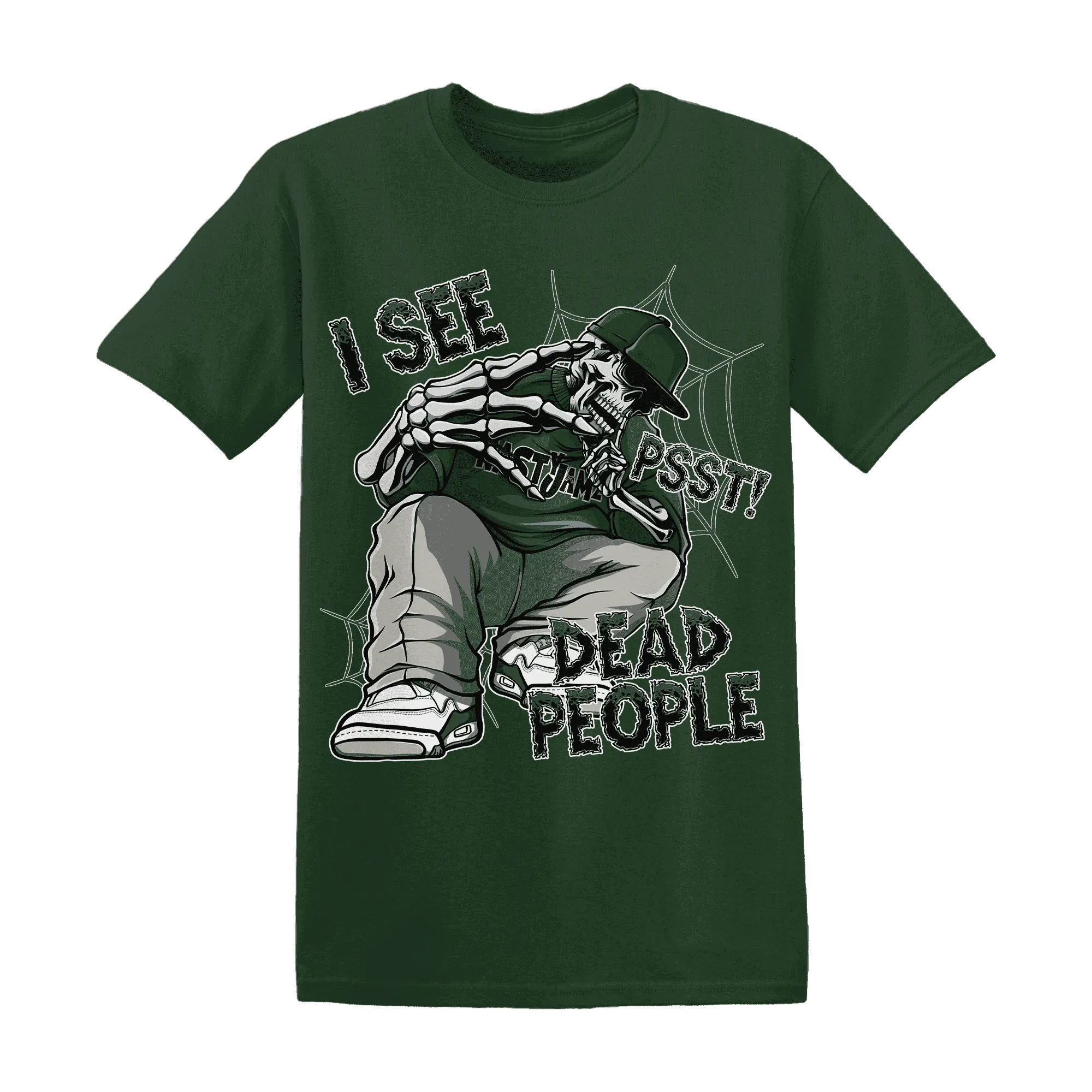 Oxidized-Green-4s-T-Shirt-Match-Skull-Whisper