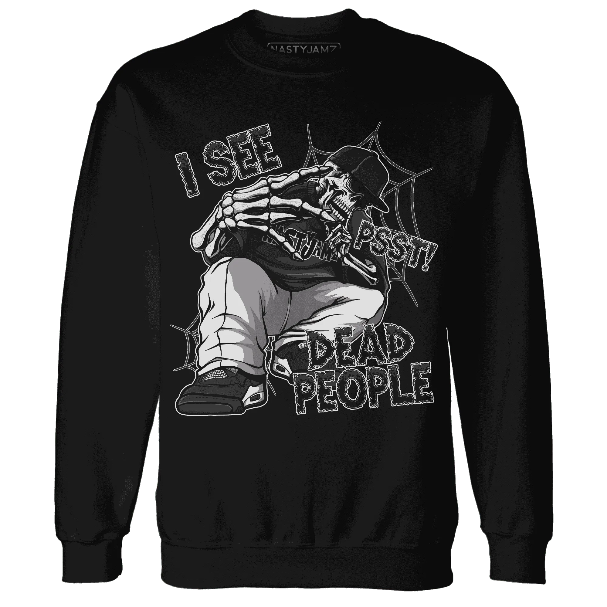 White-Thunder-4s-Sweatshirt-Match-Skull-Whisper