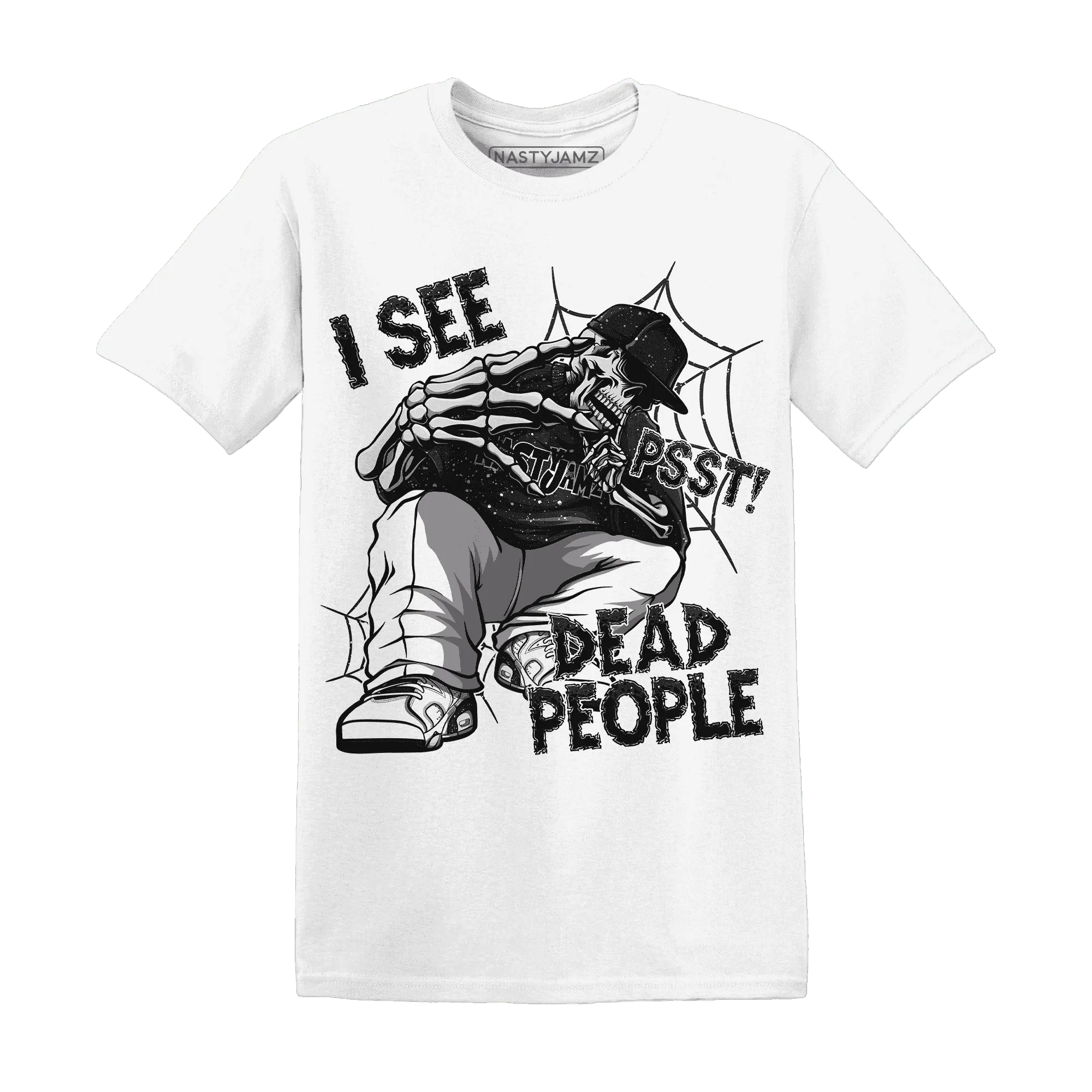 Reverse-Oreo-6s-T-Shirt-Match-Skull-Whisper