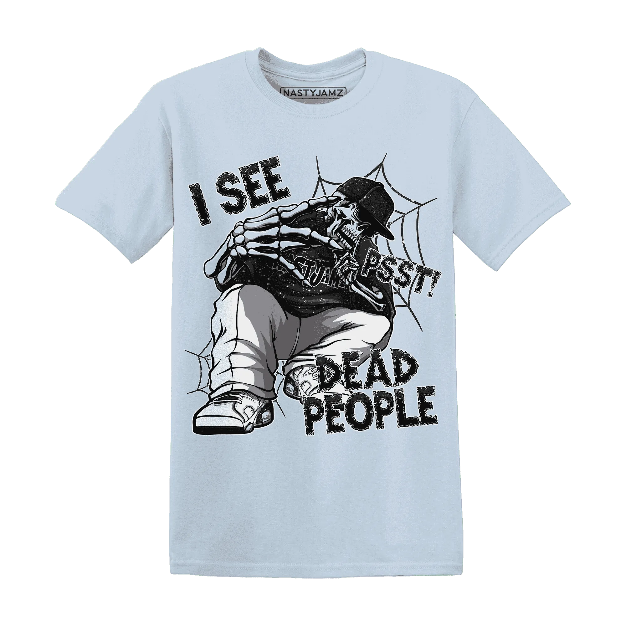 Reverse-Oreo-6s-T-Shirt-Match-Skull-Whisper