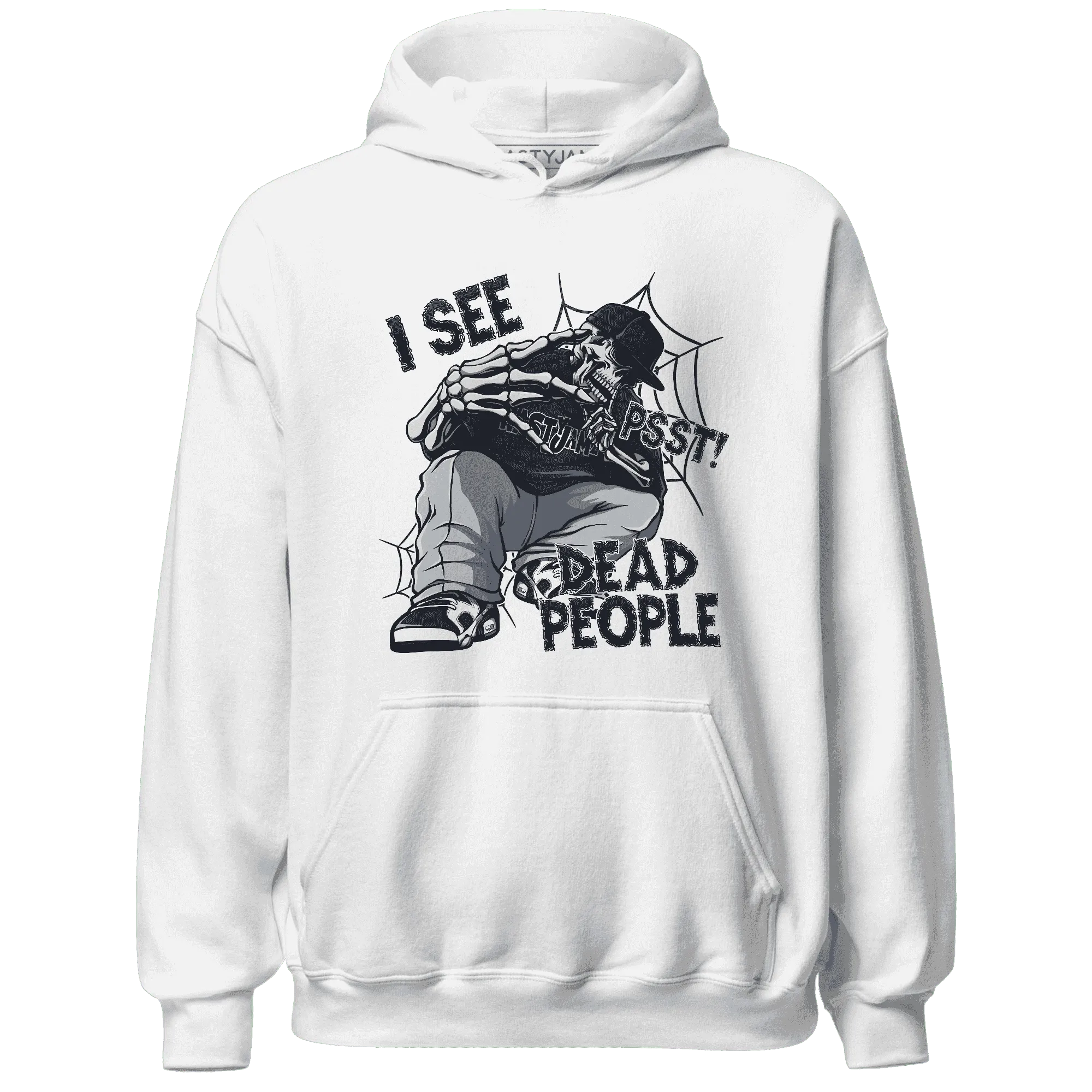 White-Navy-6s-Hoodie-Match-Skull-Whisper