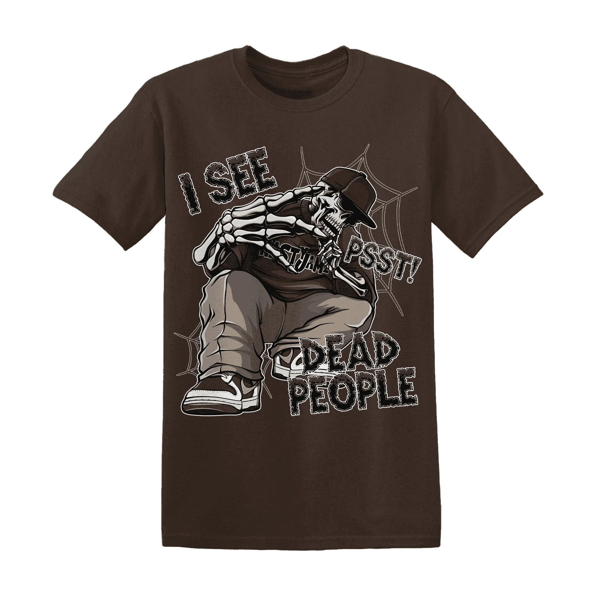 Dunk-Low-Baroque-Brown-T-Shirt-Match-Skull-Whisper