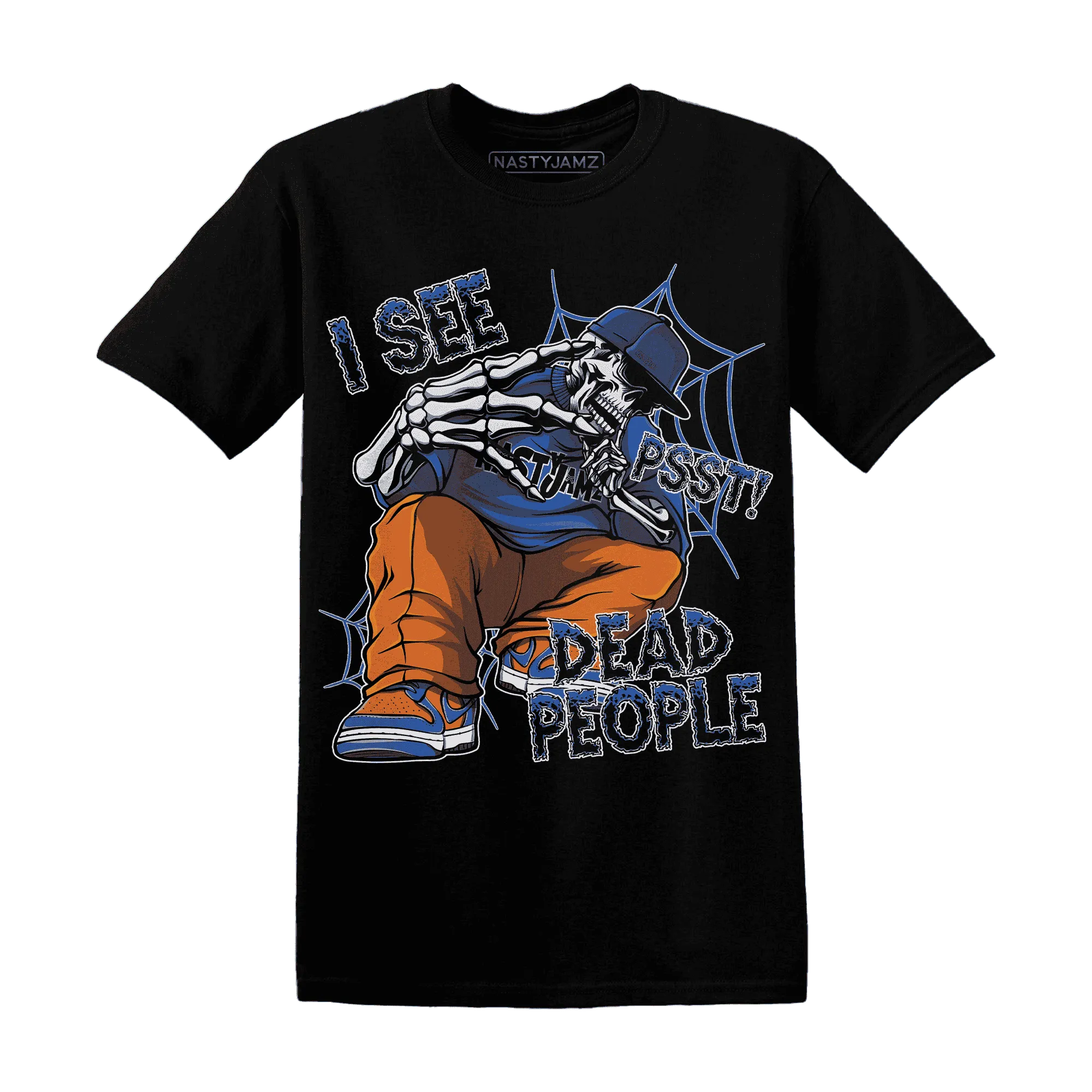 Dunk-Low-Knicks-T-Shirt-Match-Skull-Whisper