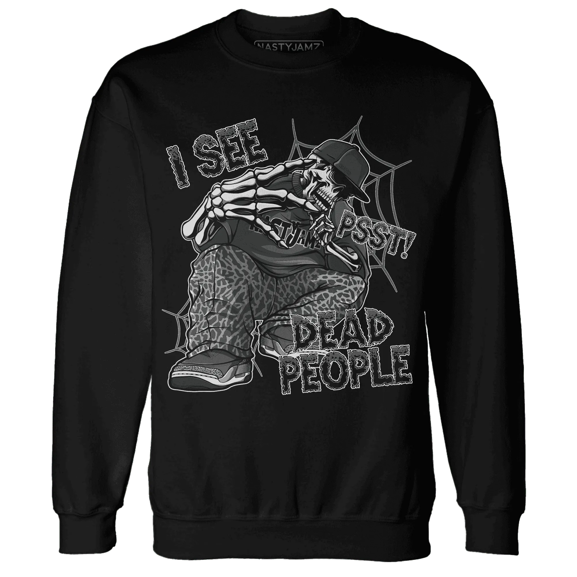 Fear-Pack-3s-Sweatshirt-Match-Skull-Whisper