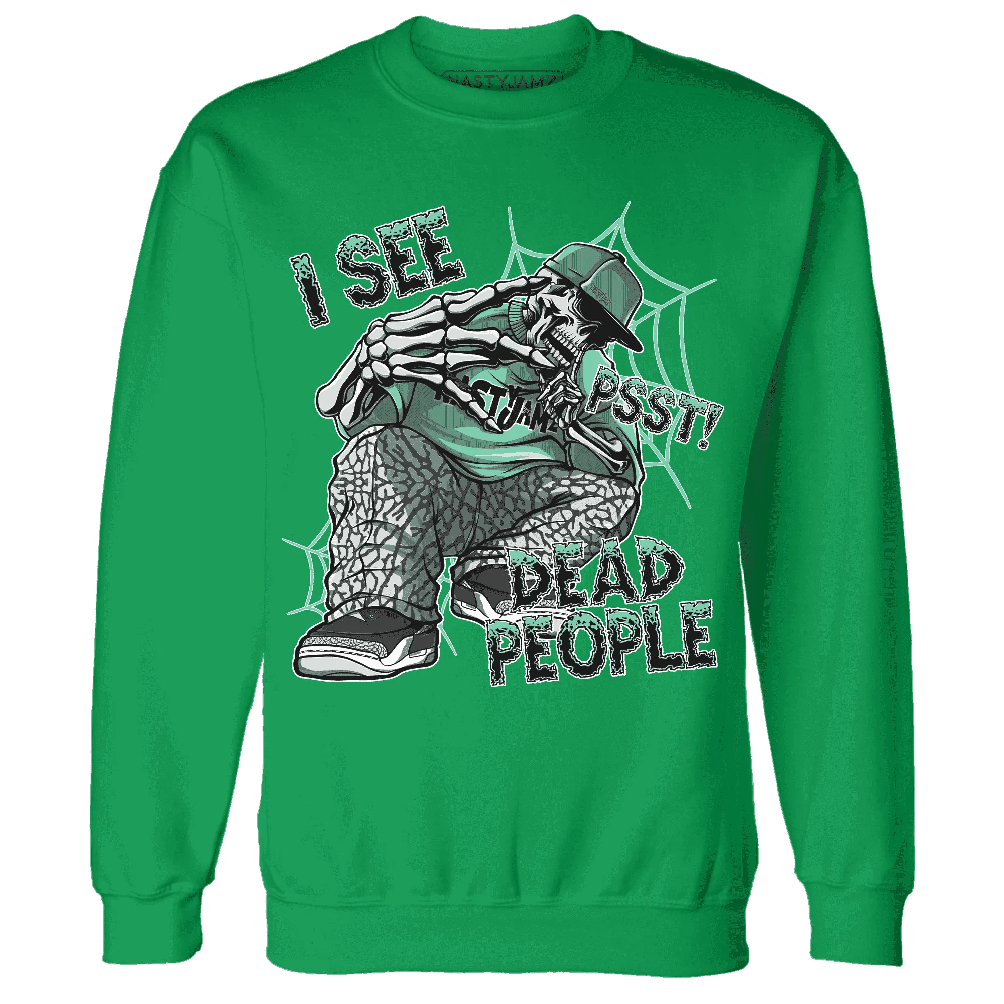 Green-Glow-3s-Sweatshirt-Match-Skull-Whisper