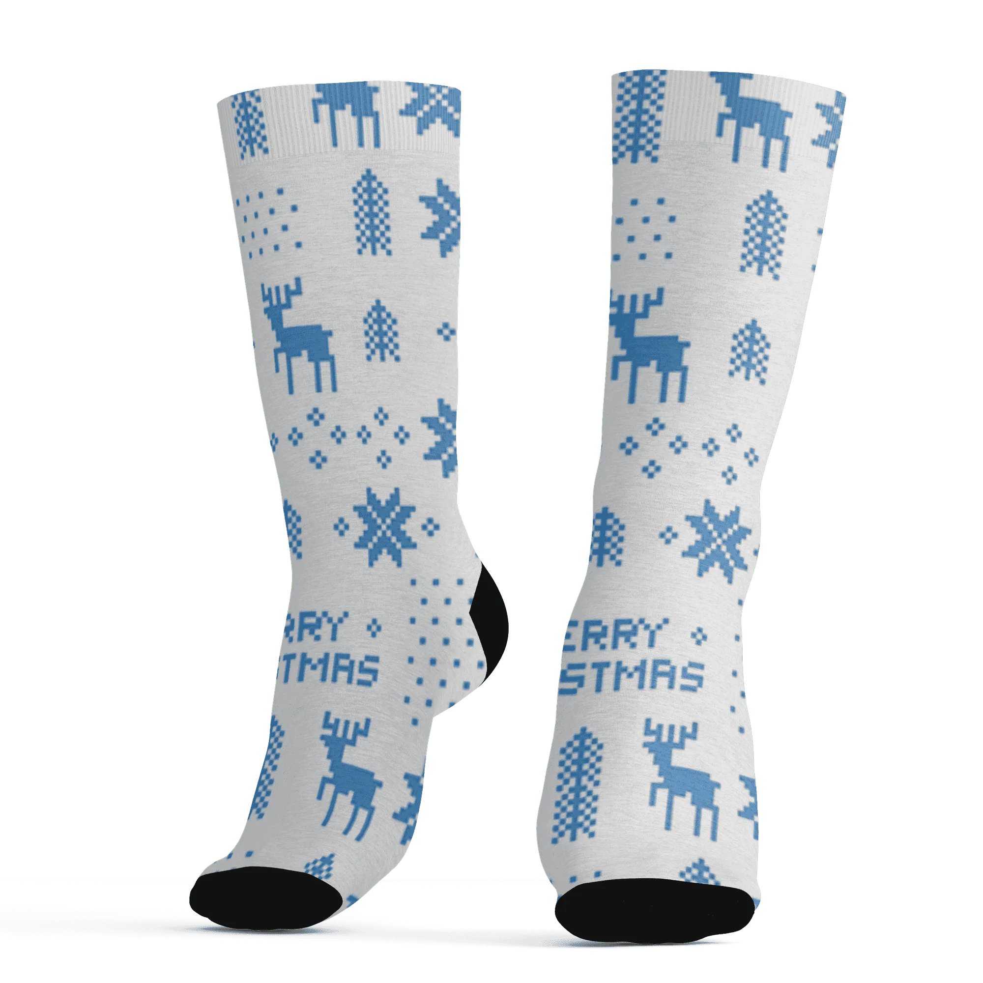 Univercitii-Carolina-Blue-17s-NastyJamz-Socks-Match-Slayin-Kicks-3D