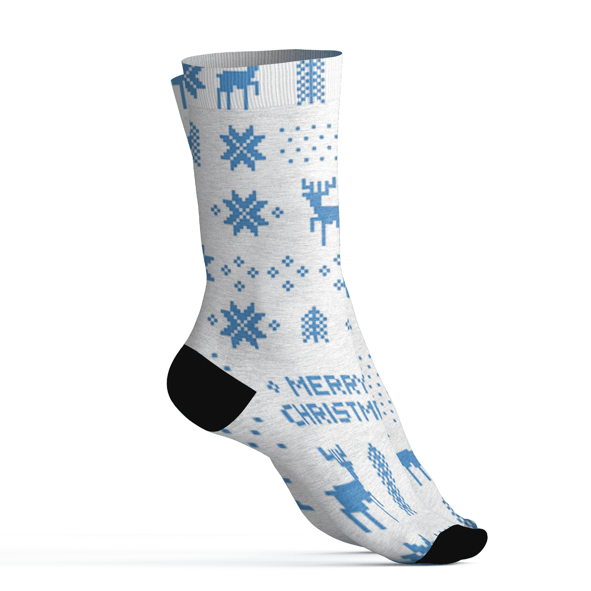 Univercitii-Carolina-Blue-17s-NastyJamz-Socks-Match-Slayin-Kicks-3D